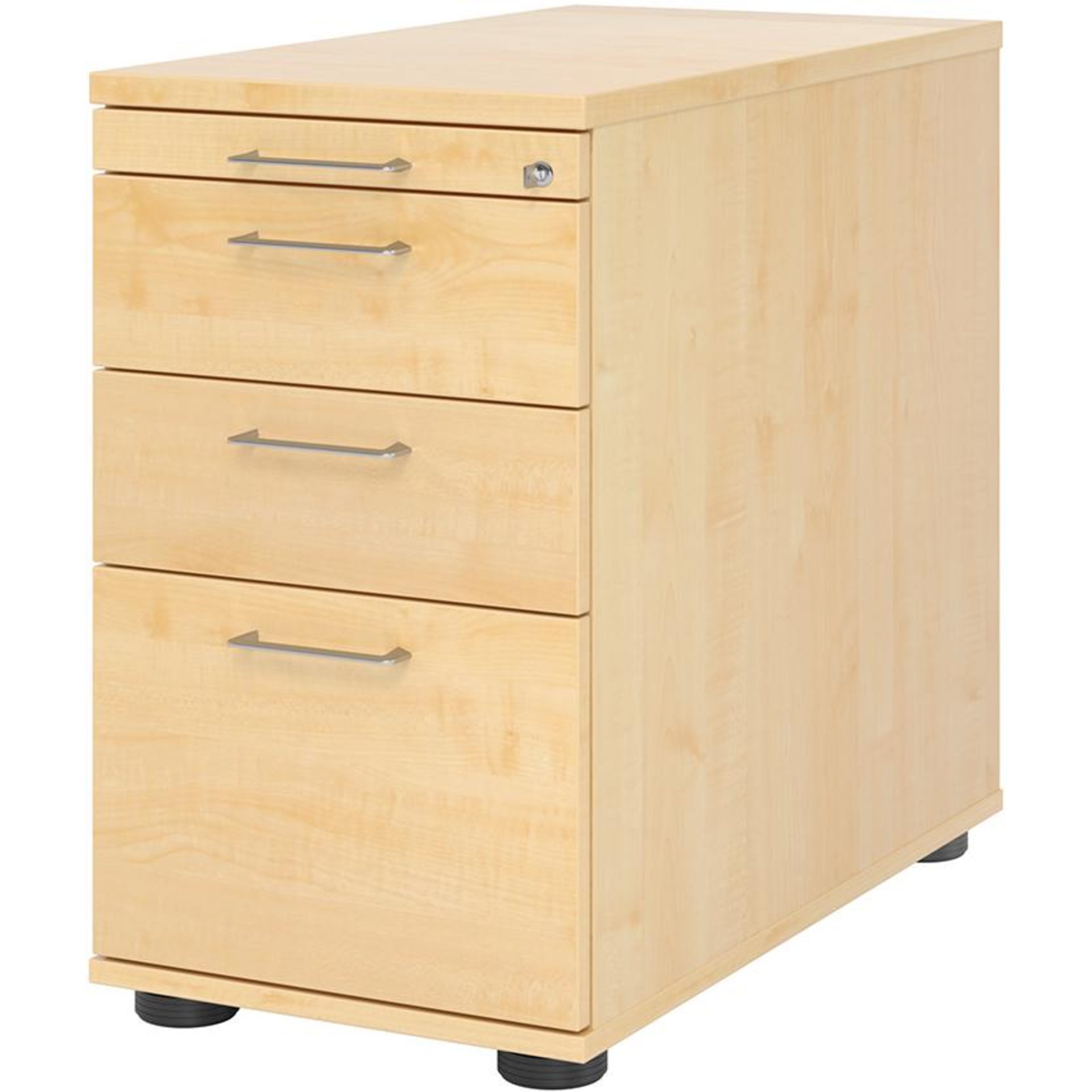 Standcontainer, 2 Schübe, 1 Hängeregistratur, BS Metall-Griffe
