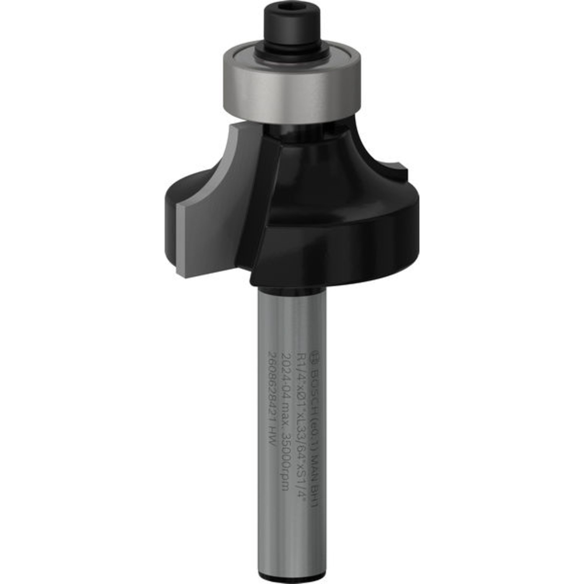 PRO Abrundfräser, R 1/4", Schaft 1/4"
