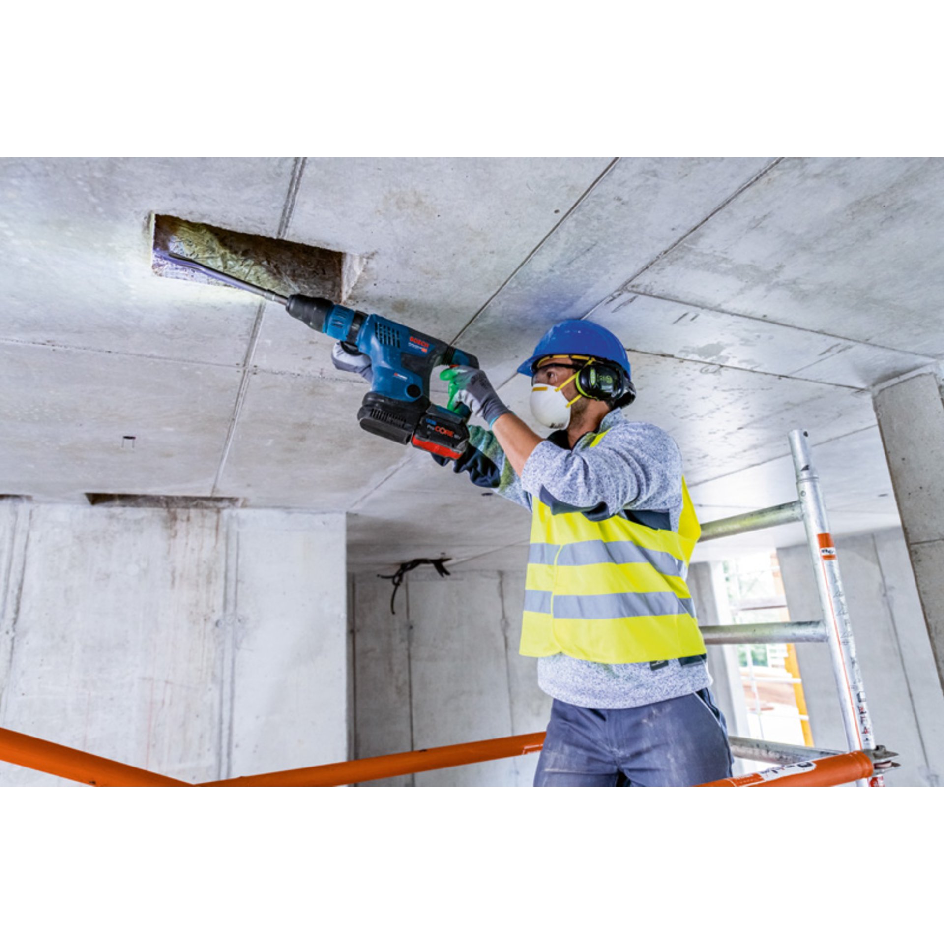 Akku-Bohrhammer BITURBO mit SDS max GBH 18V-36 C, 2 x Akku, Handwerkerkoffer