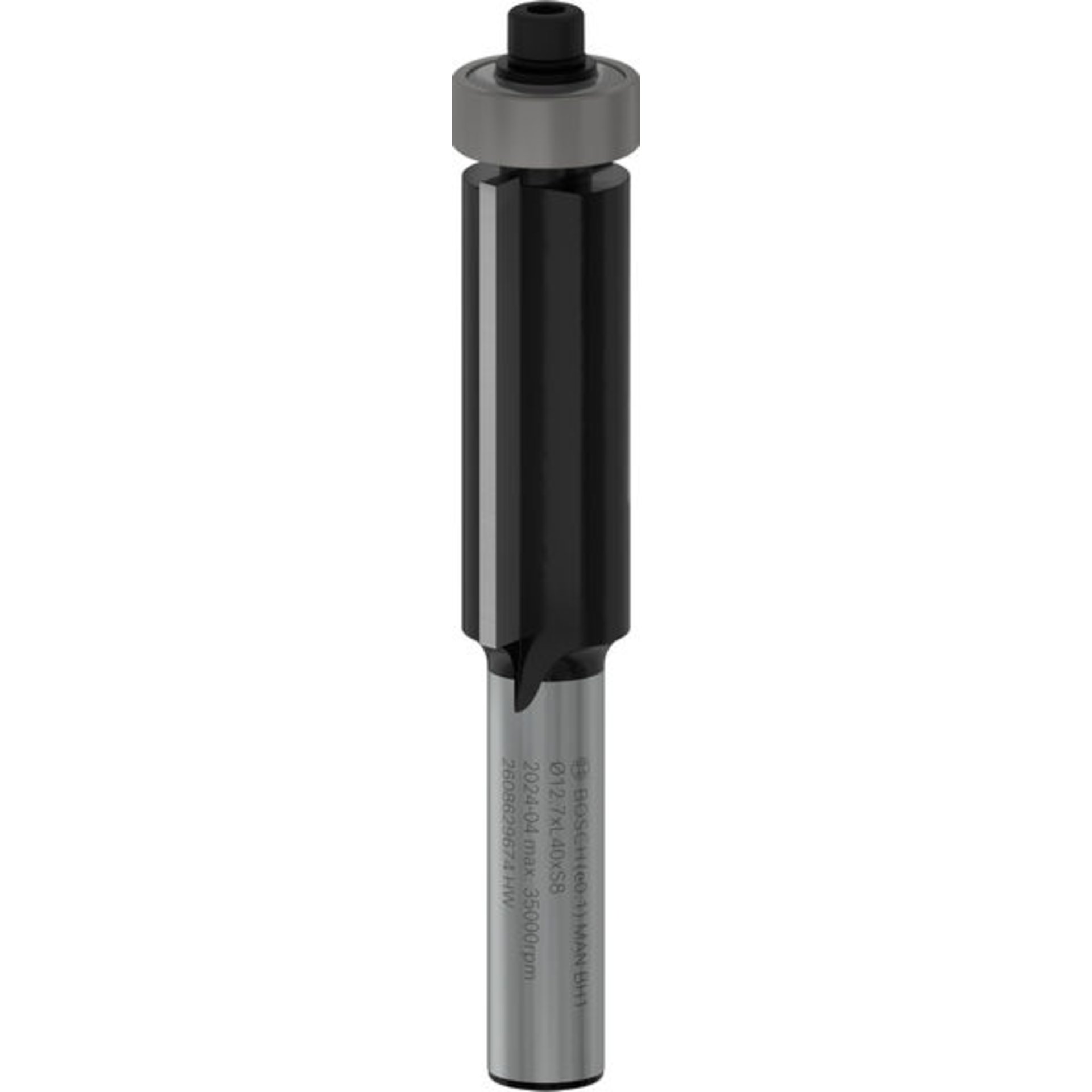 PRO Bündigfräser mit untenliegendem Führungskugellager,  Ø12,7 xL40, Schaft 8 mm