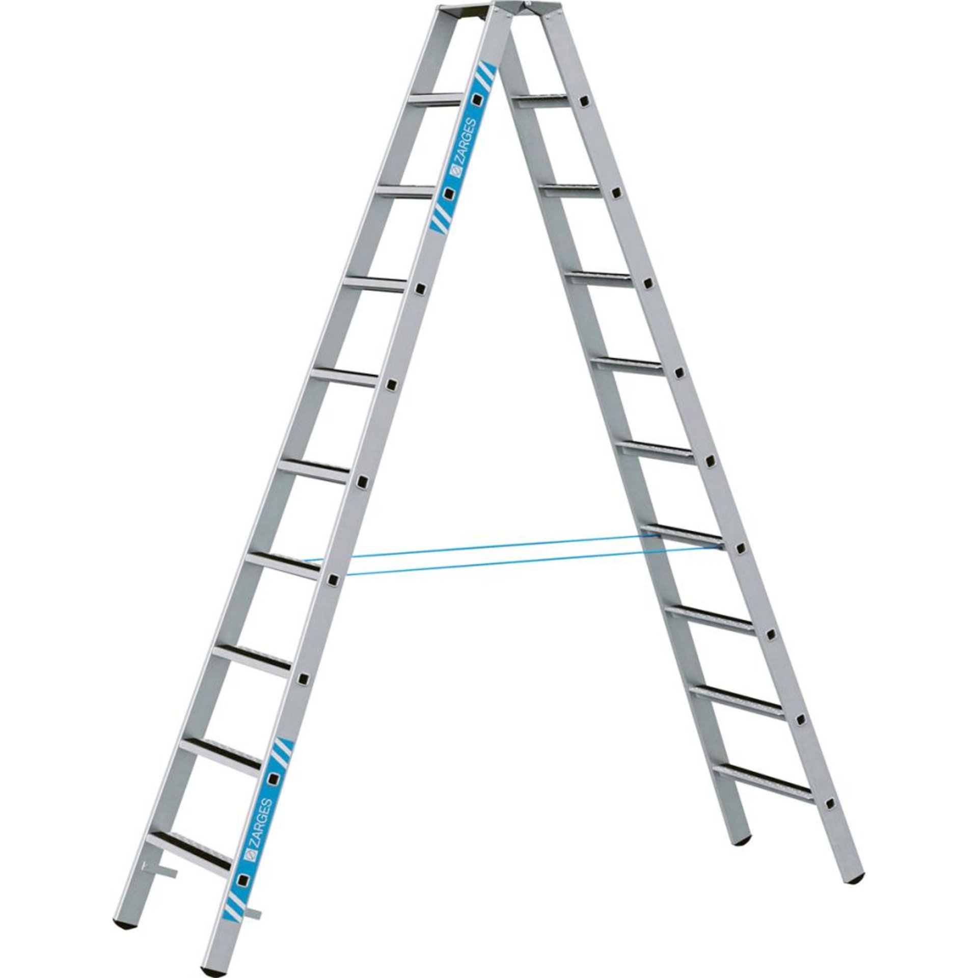 Stufenleiter R13step B 2x10 Stufen Leiterlänge 2,83 m Arbeitshöhe 4,15 m