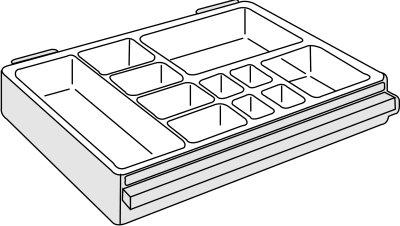 Ersatz-Schublade Typ G klar f. Magazin 250-3