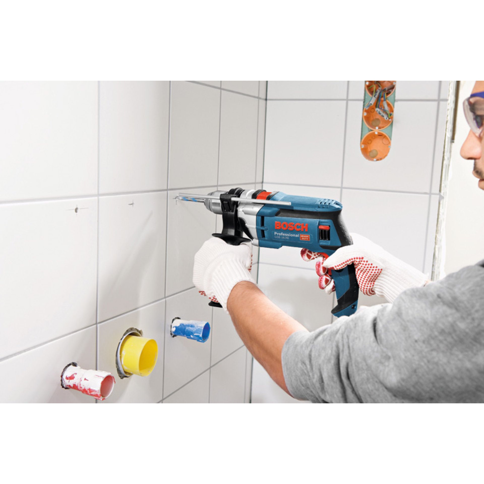 Schlagbohrmaschine GSB 16 RE im Handwerkerkoffer