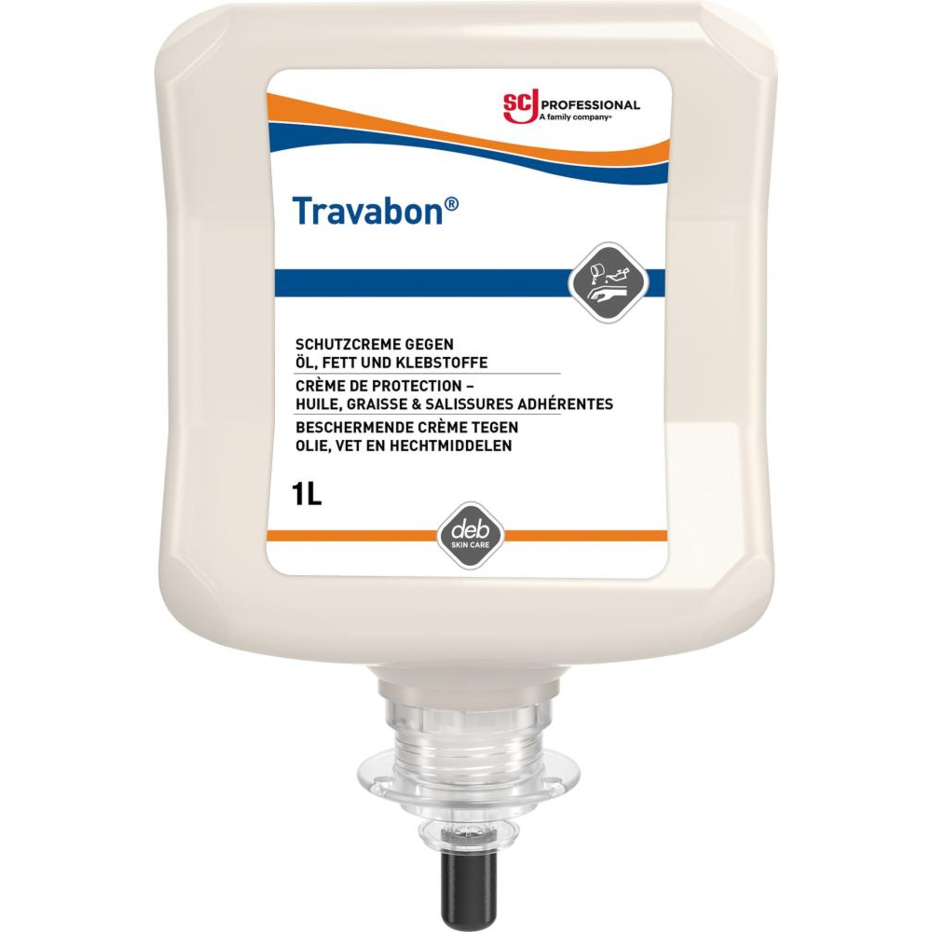 Travabon Hautschutzcreme 1 l Kartusche