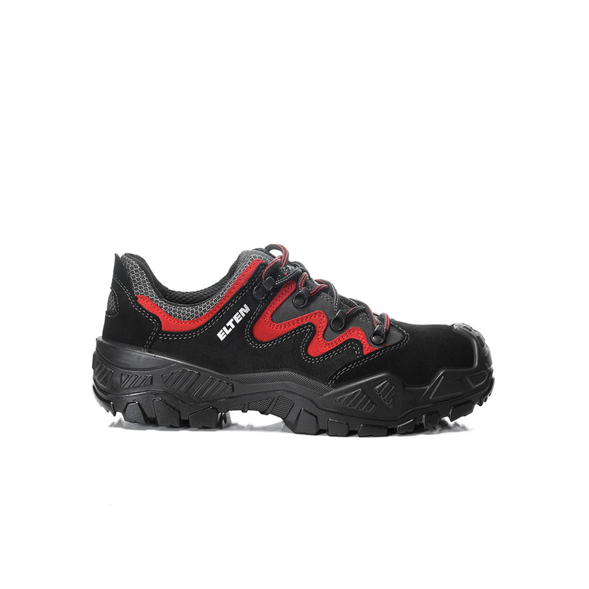 Sicherheitshalbschuh MICK black-red Low ESD S2, Gr. 42