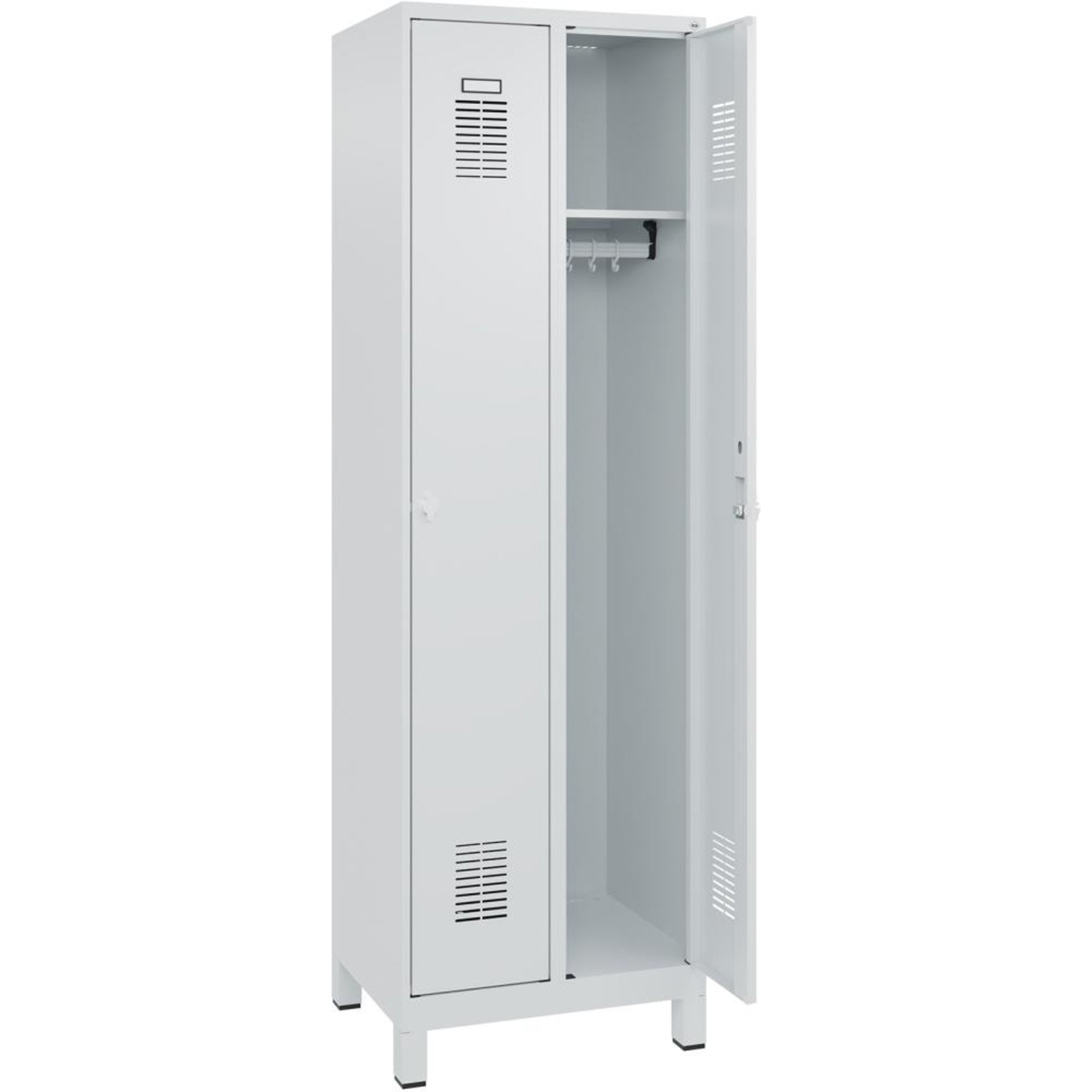 Garderobenschrank FORMAT, Typ BASIC, mit Füßen