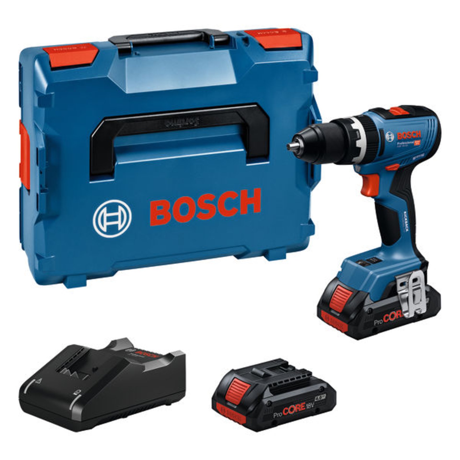 Akku-Schlagbohrschauber GSB 18V-65, 2 x Akku ProCORE18V 4.0Ah, L-BOXX 136