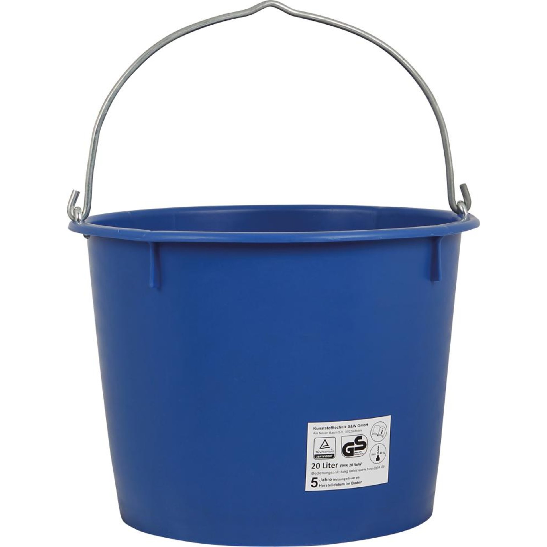 Baueimer 20 L, kranbar blau