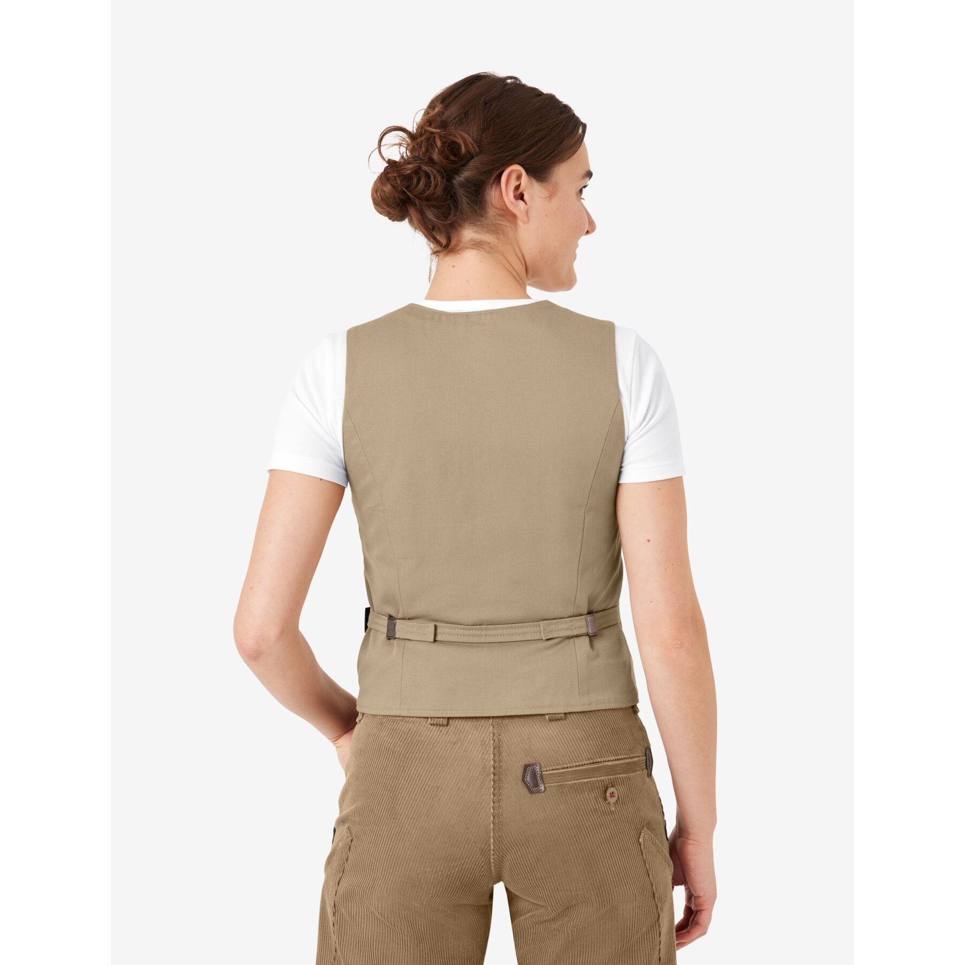 HILDE Zunftweste Genuacord beige 42