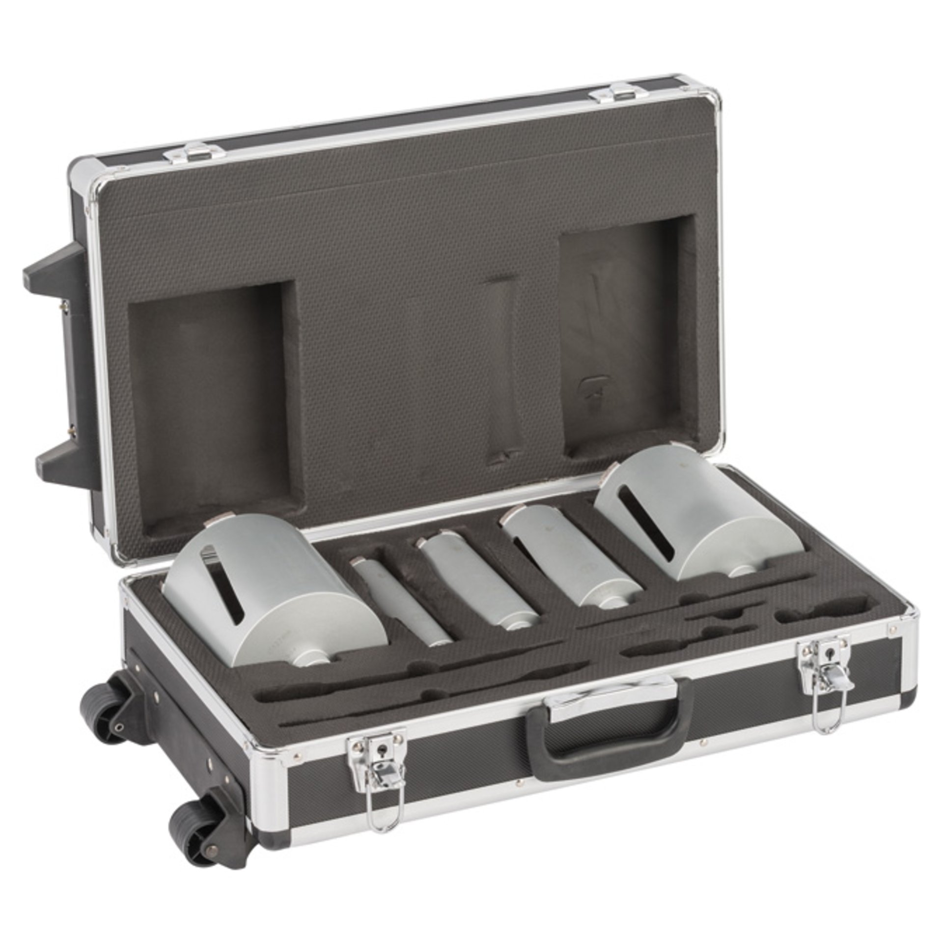 Diamanttrockenbohrkronen-Set, 5-tlg., G 1/2 Zoll, 38-127 mm
