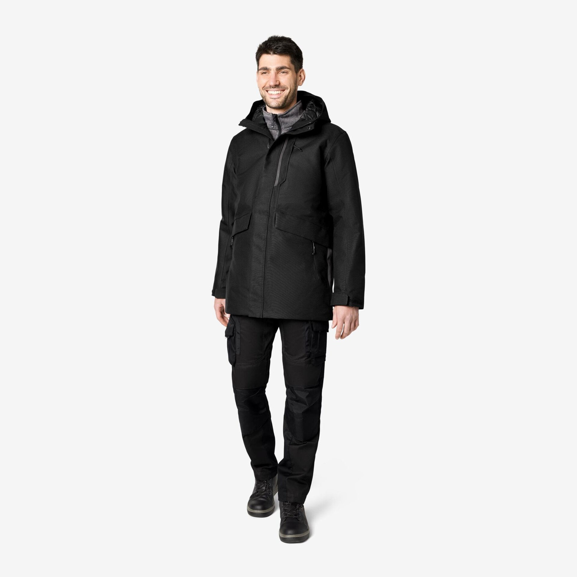 LEO Arbeitshose elastisch schwarz 98