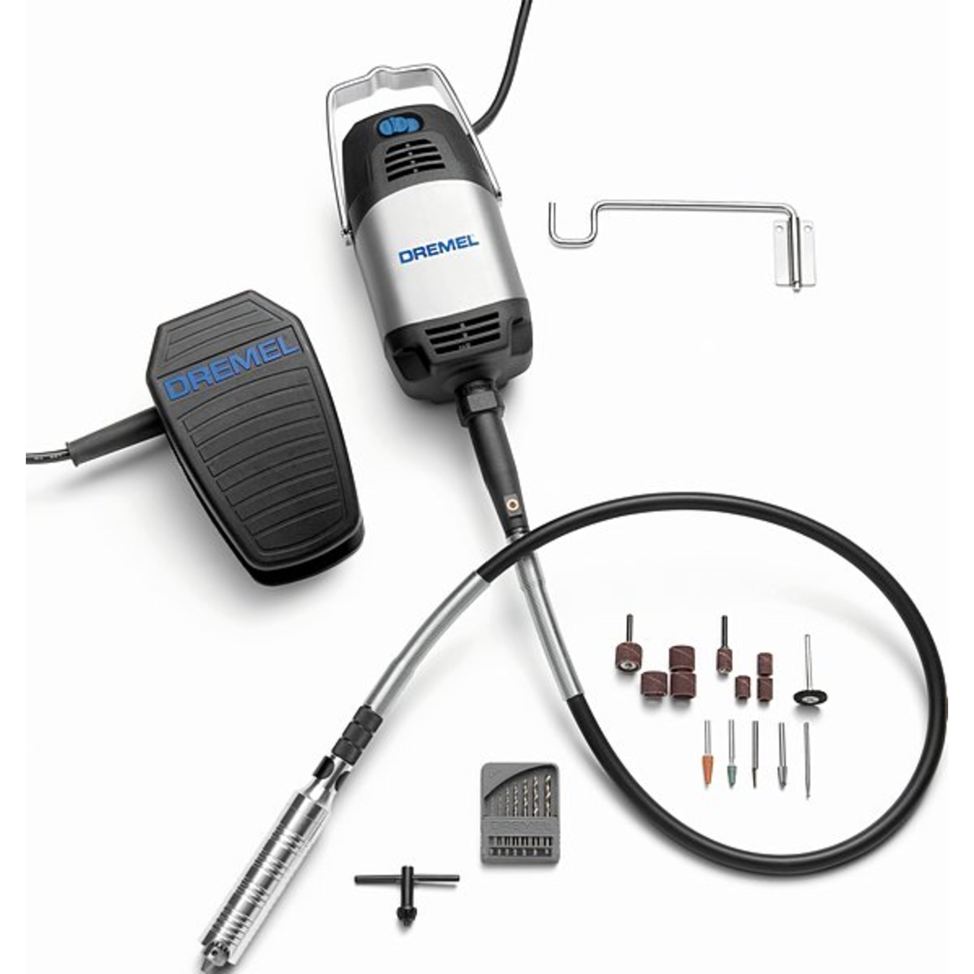 DREMEL® Fortiflex 9100-21 Stark belastbare biegsame Welle (300 W), 21 Zubehöre