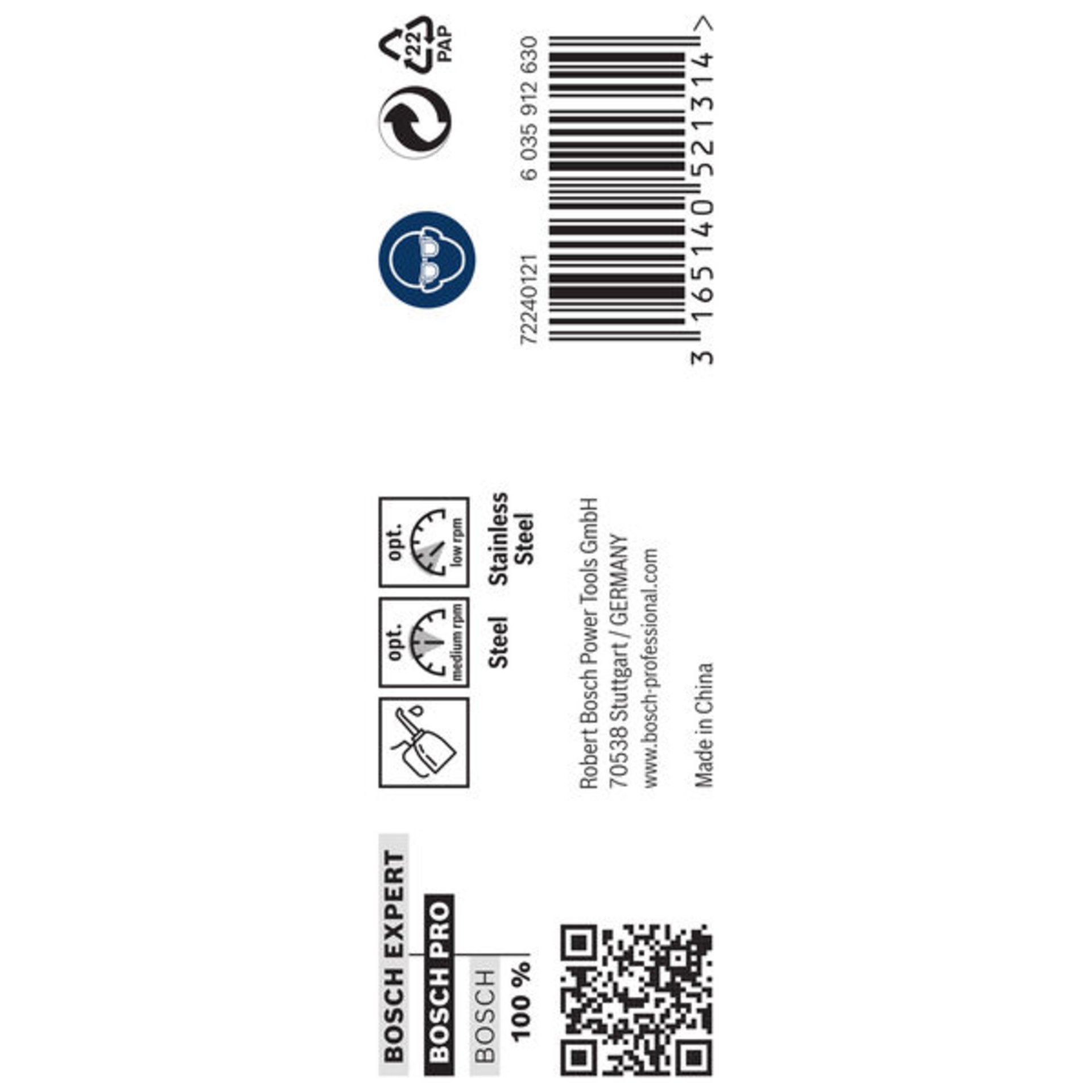 PRO Stainless Steel HSS-Co Spiralbohrer, 9 x 81 x 125 mm, 5-tlg.