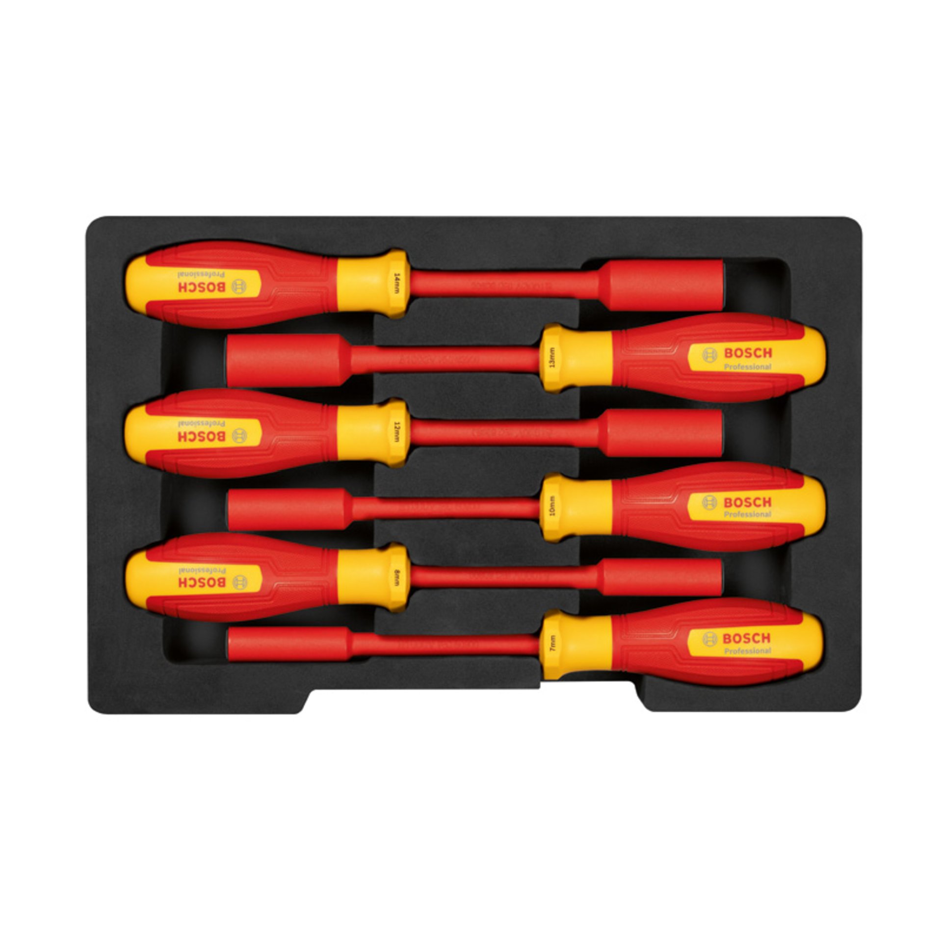 Handwerkzeuge VDE-Steckschlüssel-Set, 6-tlg.