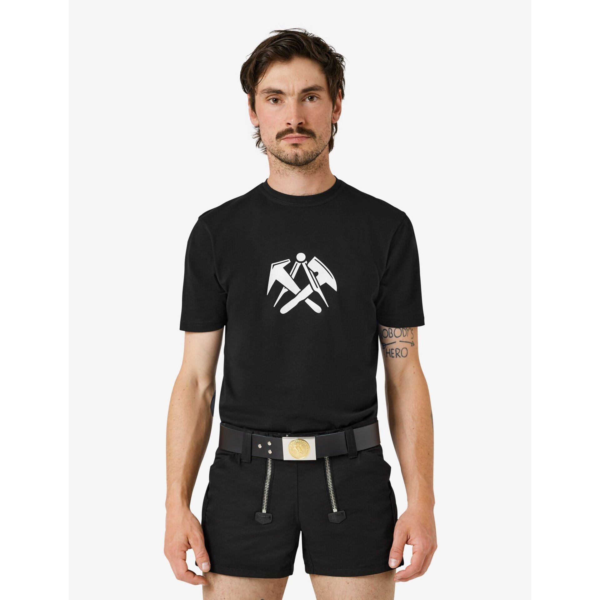TILL T-Shirt Zunftzeichen Dachdecker schwarz 3XL