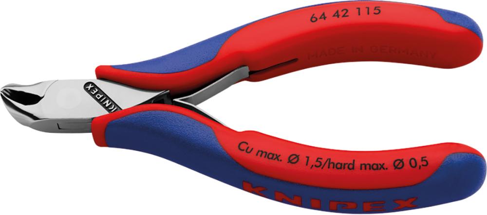 Knipex Vornschrägschneider Elektronik mit kleiner Fase 115mm