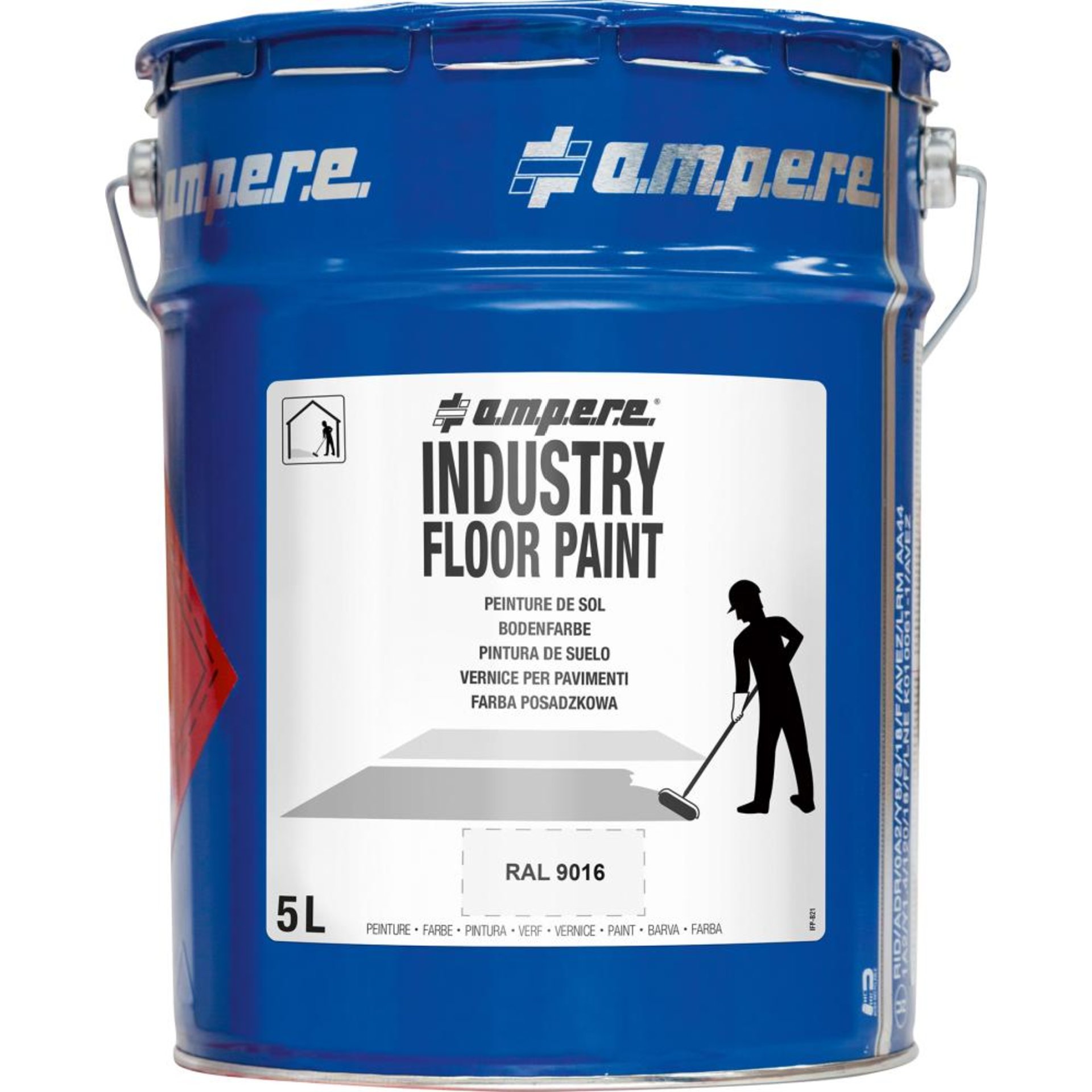 Bodenmarkierungsfarbe Traffic Industry Floor Paint 5L weiß