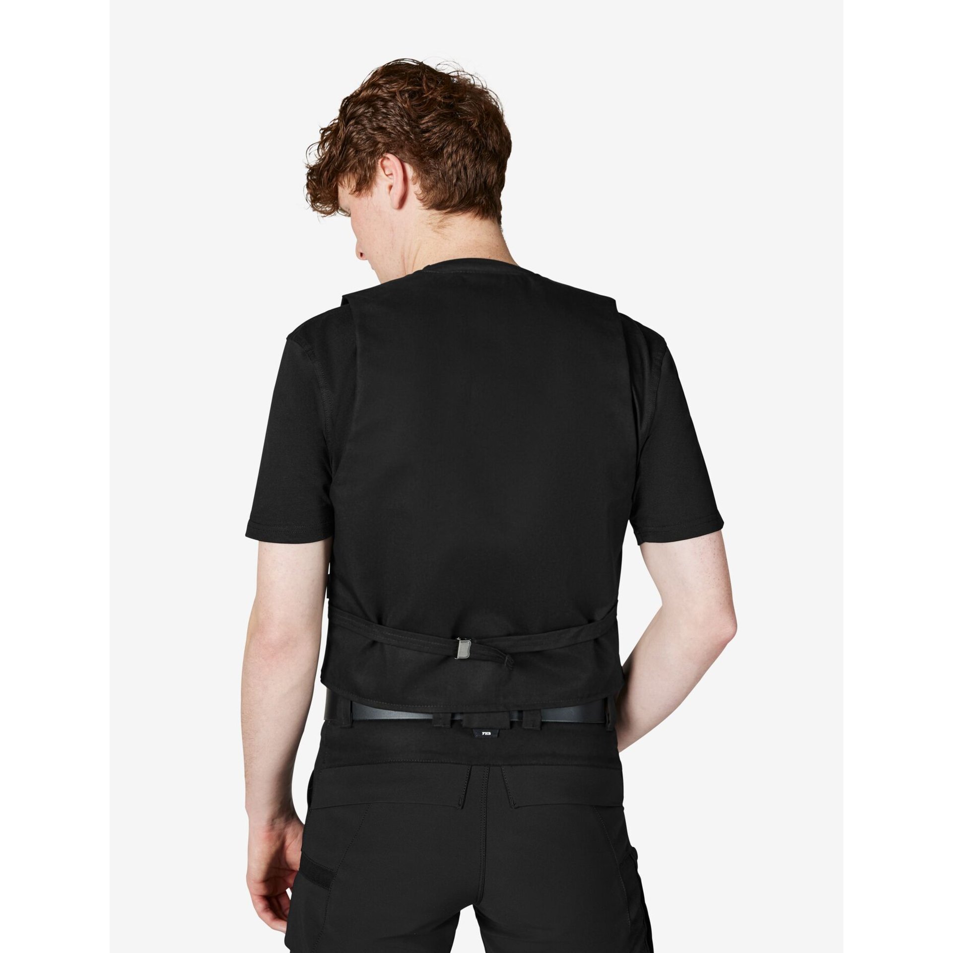HANNES Zunftweste aus Canvas schwarz 106