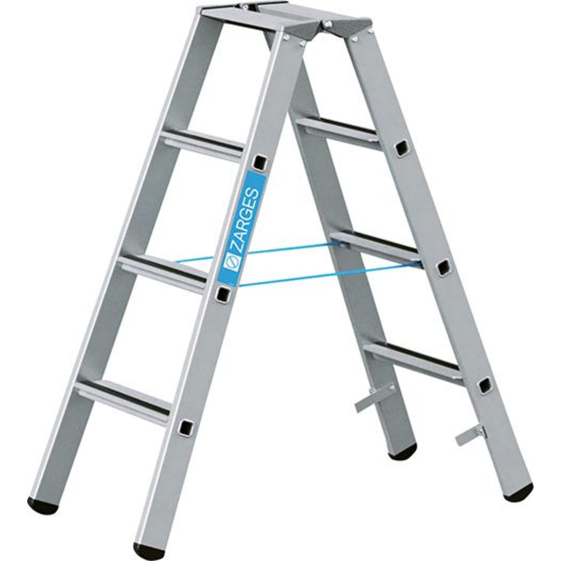 Stufenleiter Saferstep B 2x4 Stufen Leiterlänge 1,15 m Arbeitshöhe 2,55 m ZARGES