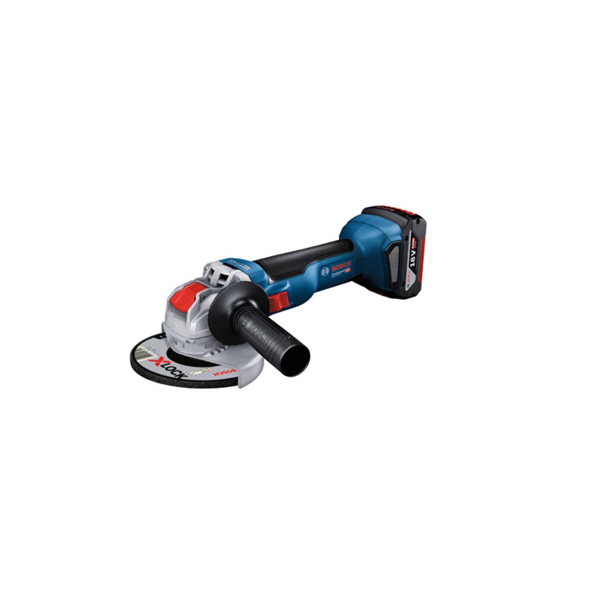 Akku-Winkelschleifer mit X-LOCK GWX 18V-10