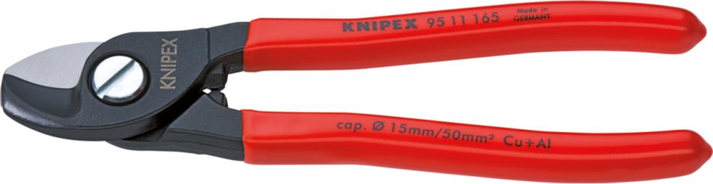 Knipex Kabelschere mit Kunststoff-Griffen 165mm Knipex Kabelschere mit Kunststoff-Griffen 165mm