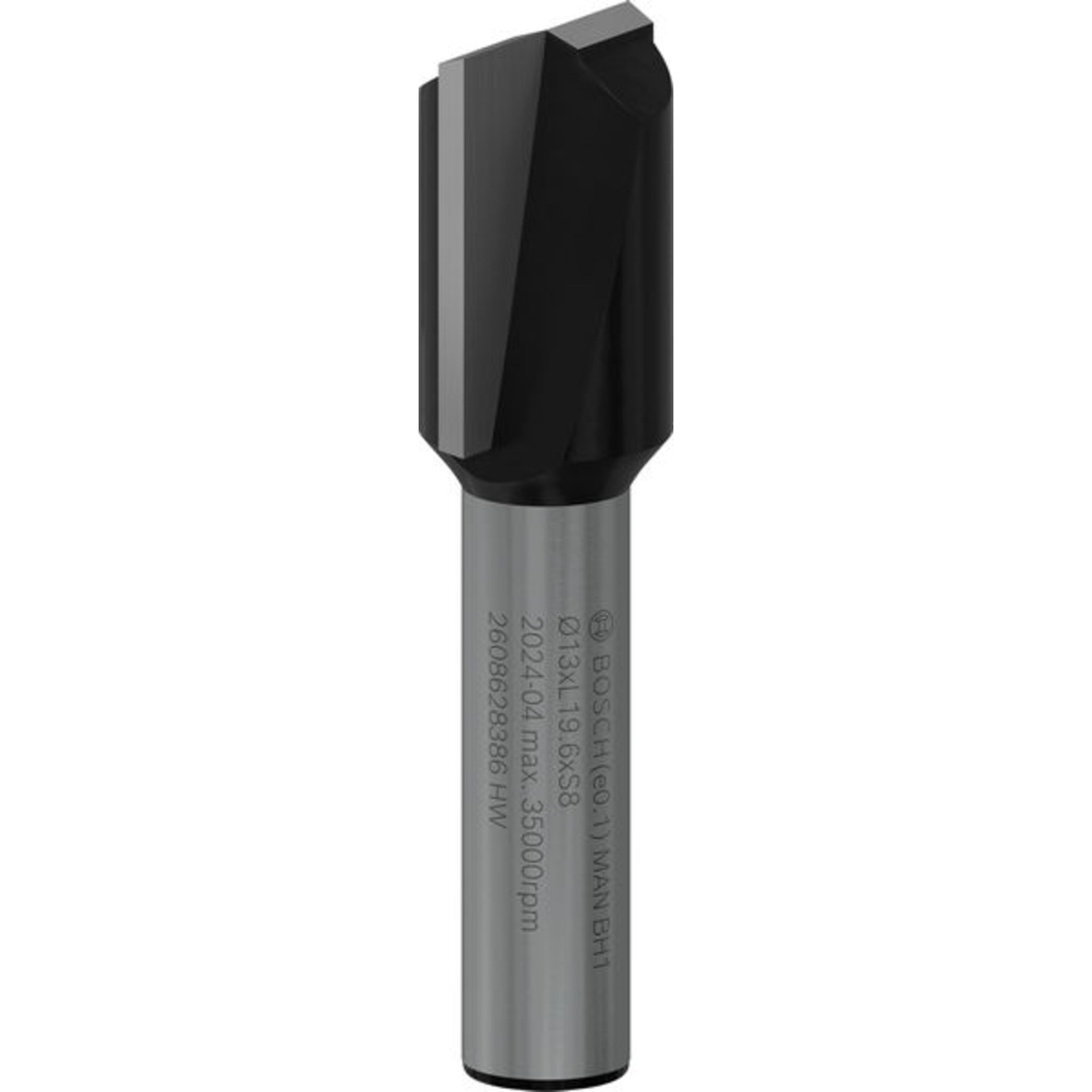 PRO Nutfräser, zweischneidig, Ø 13 x L 19,6, Schaft 8 mm