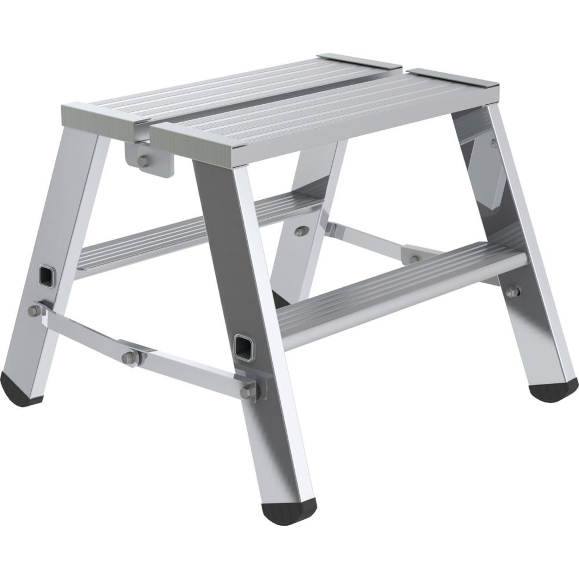 Aluminium-Arbeitspodest, klappbar, beidseitig begehbar
