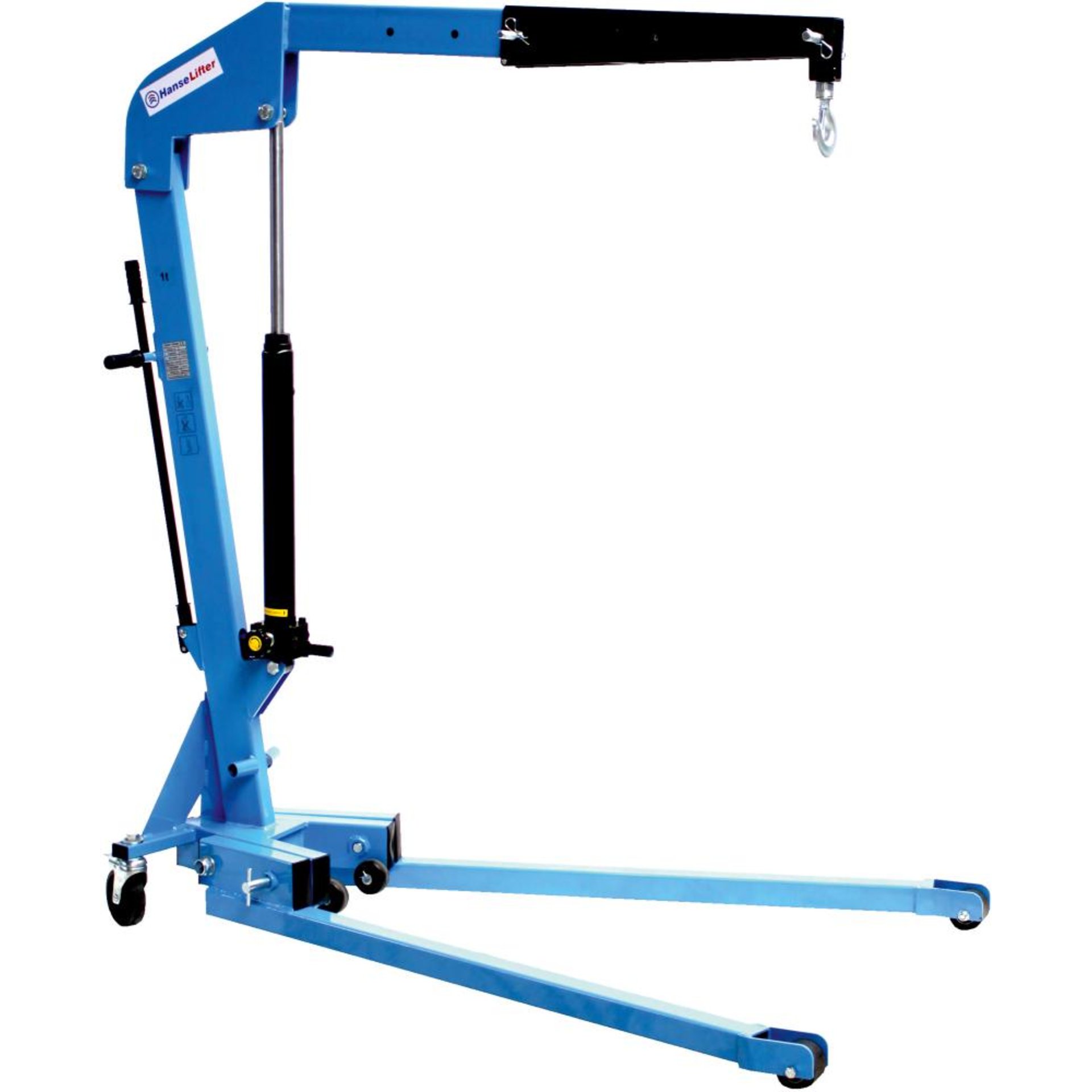 Werkstattkran 1000 kg V-Gabelträger, klappbar
