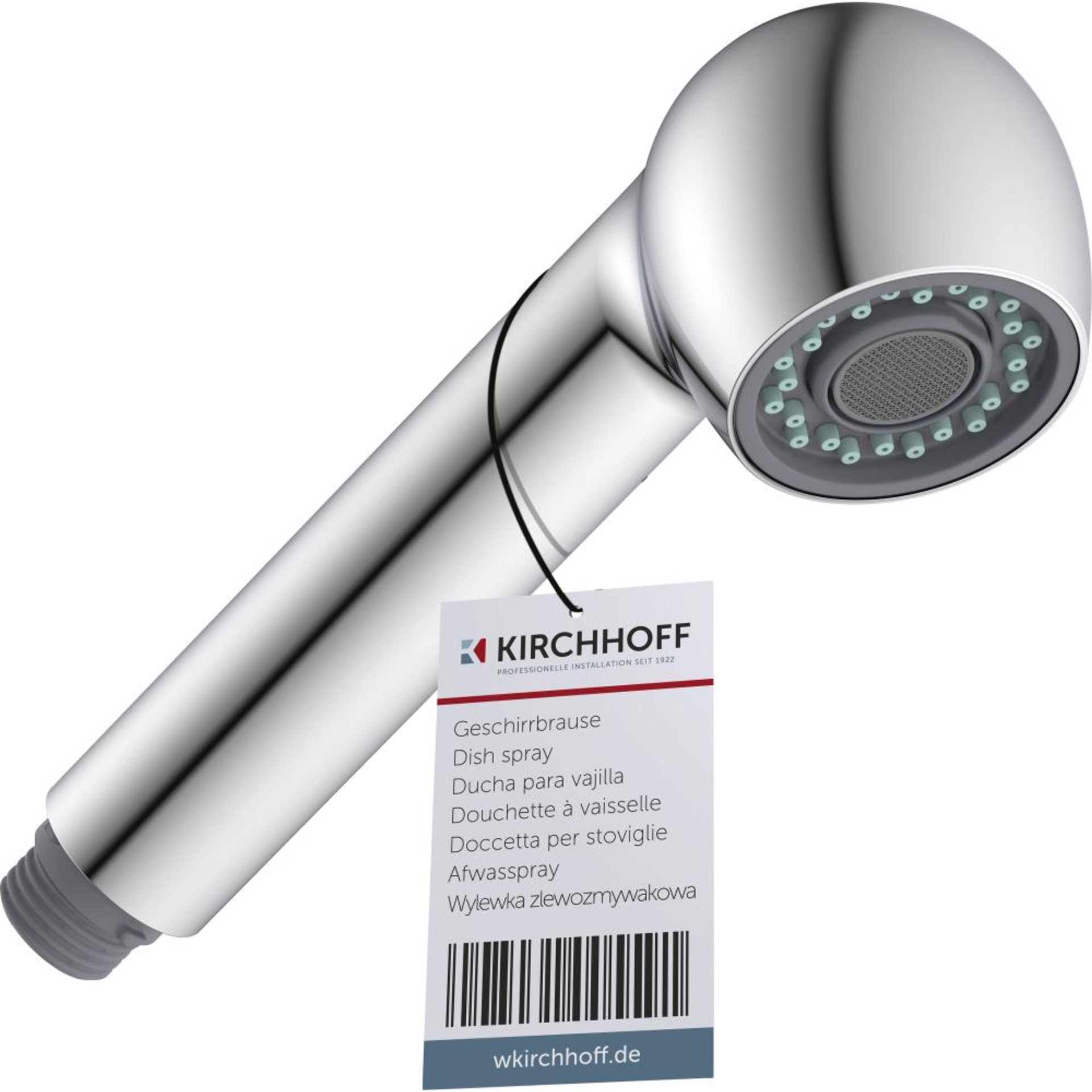 Geschirrbrause Chrom, 1/2", für Hochdruck