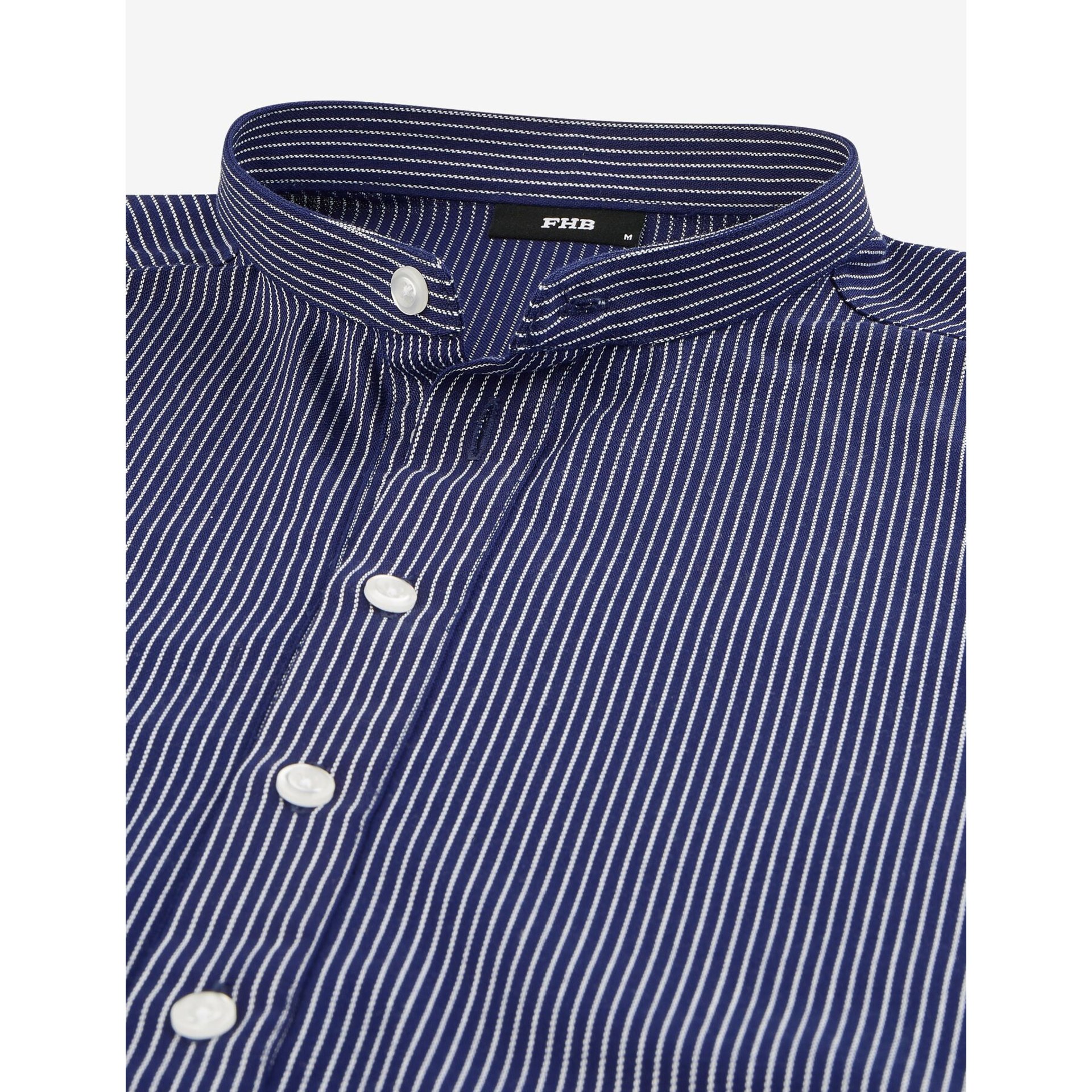 BO Arbeitshemd unisex marine-weiß S