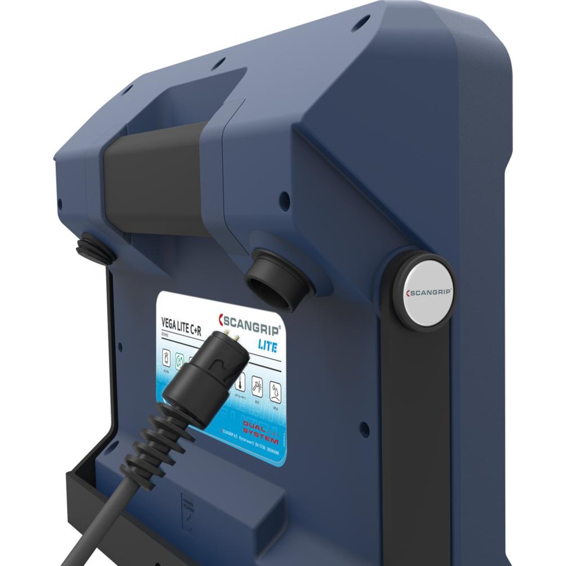 Baustrahler Dualsystem VegaLite 1500 C+R 750-2000Lumen SCANGRIP LITE