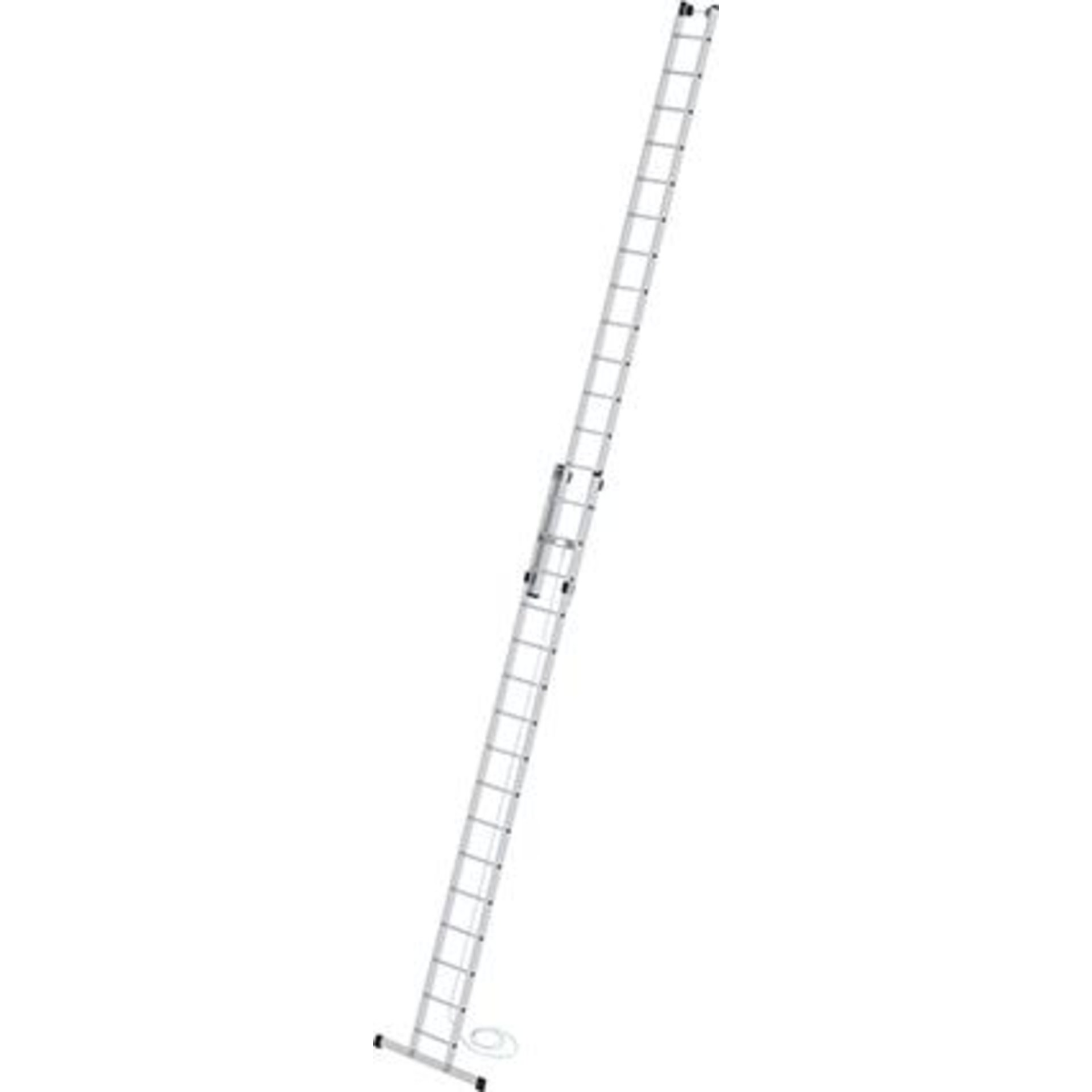 Alu-Seilzugleiter 2x16 Sprossen Leiterlänge 4,74m eingef.Arbeitshöhe bis 9,40 m