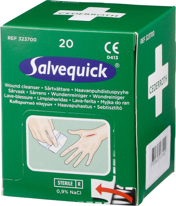 Cederroth Salvequick Wundreiniger 20 Stck/Box Cederroth Salvequick Wundreiniger 20 Stck/Box