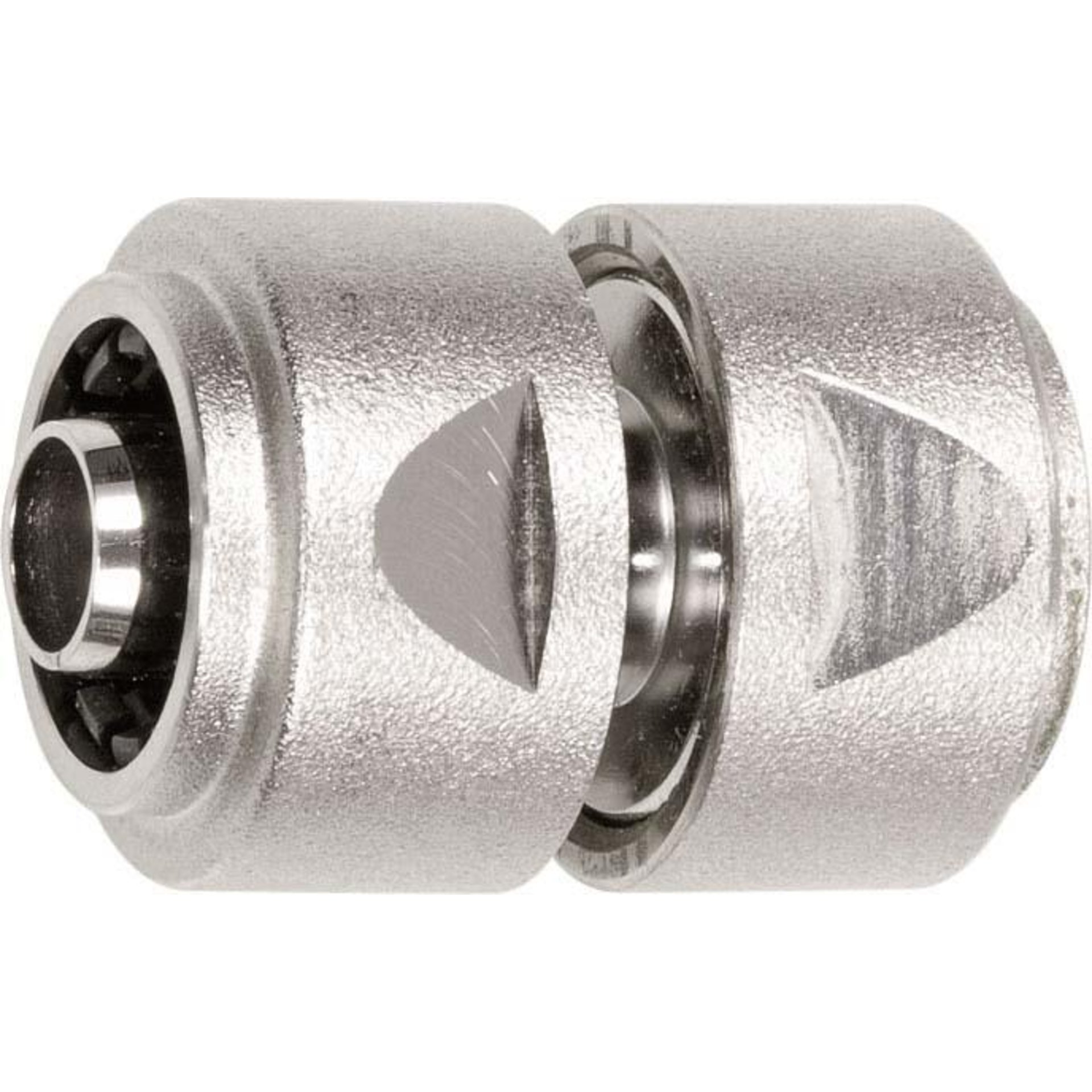 Schlauchverbinder 1/2" - 13mm MS Ni m. Spannmutter GEKA plus Stecksystem