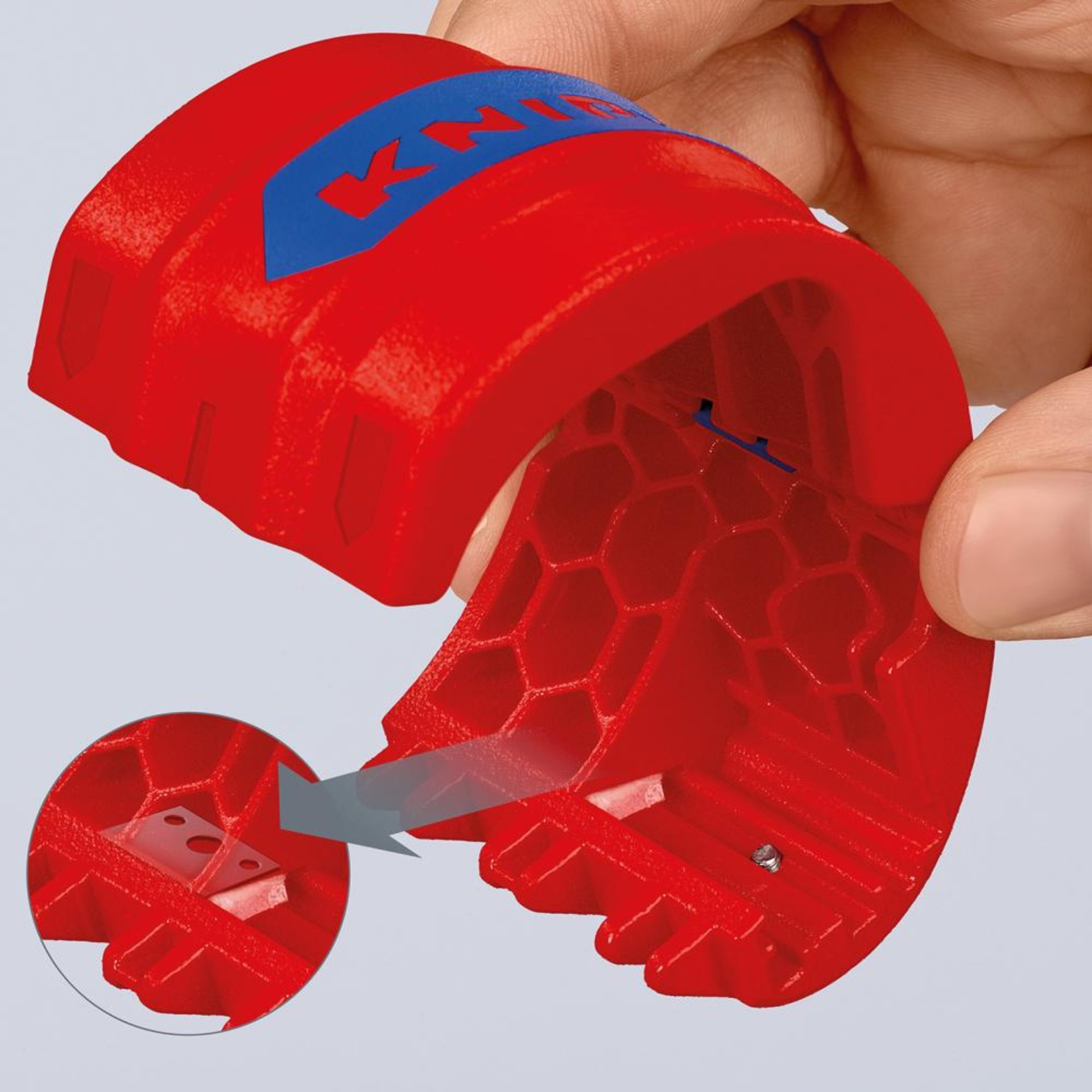Kunststoffrohr-Schneider f.Rohre 20-50mm und Tropfhülsen KNIPEX