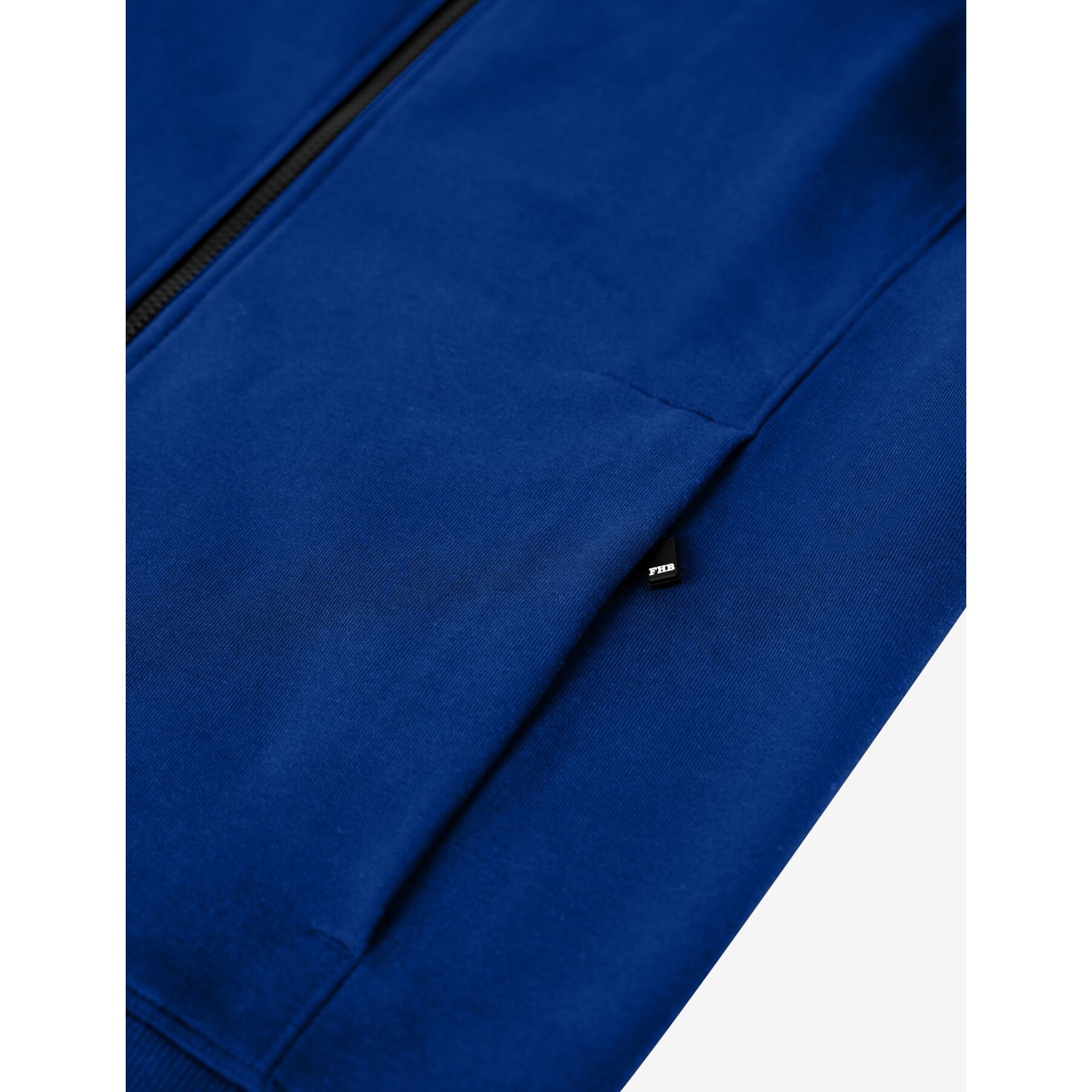 QUENTIN Hoodie-Jacke unisex royalblau XS