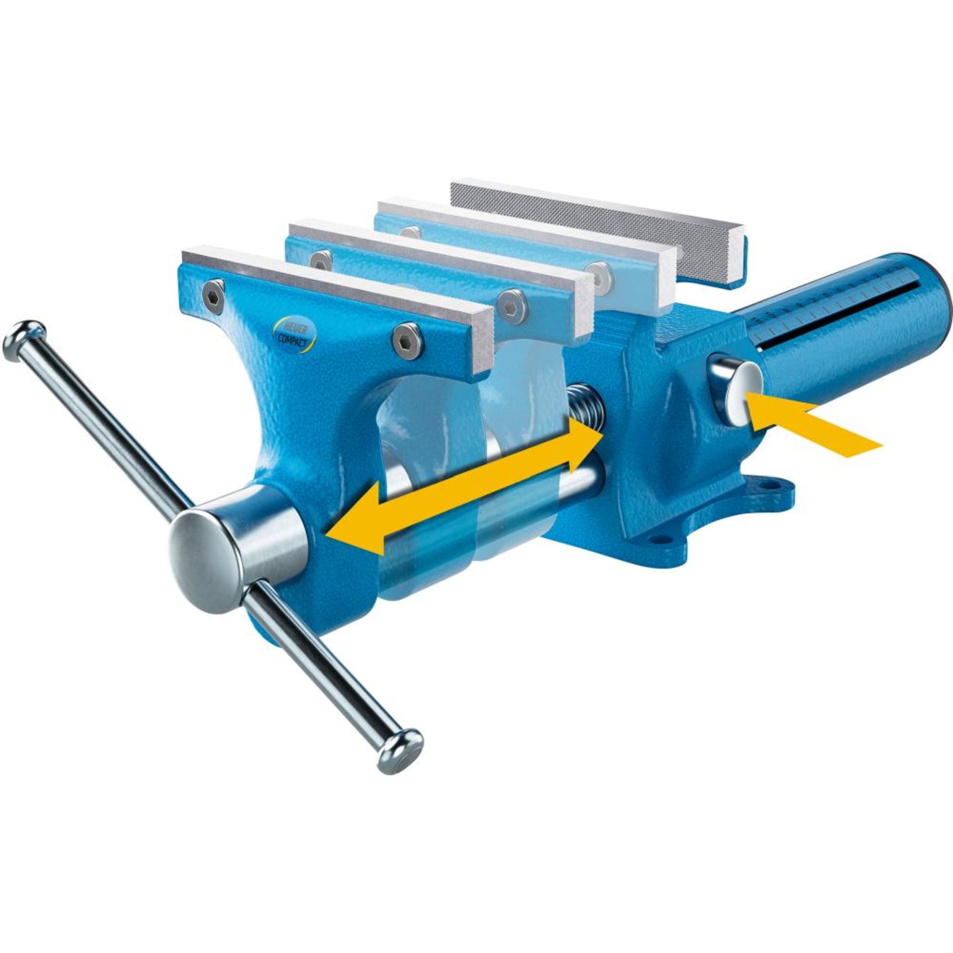 Schraubstock Compact 120mm BROCKHAUS