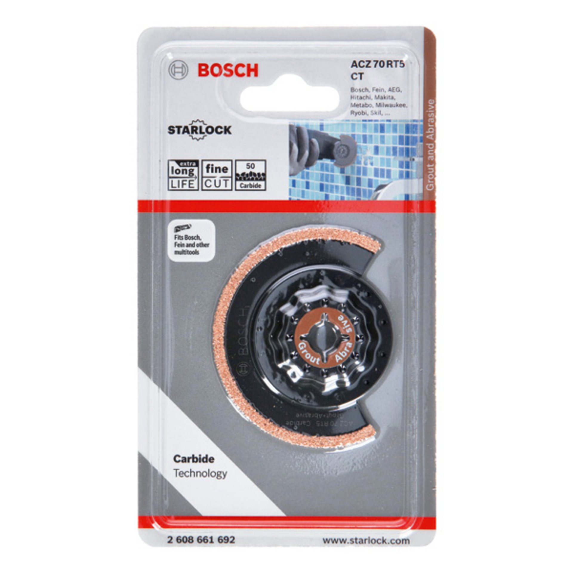 Carbide-RIFF Schmalschnitt-Segmentsägeblatt ACZ 70 RT5, 70 mm, 1er-Pack