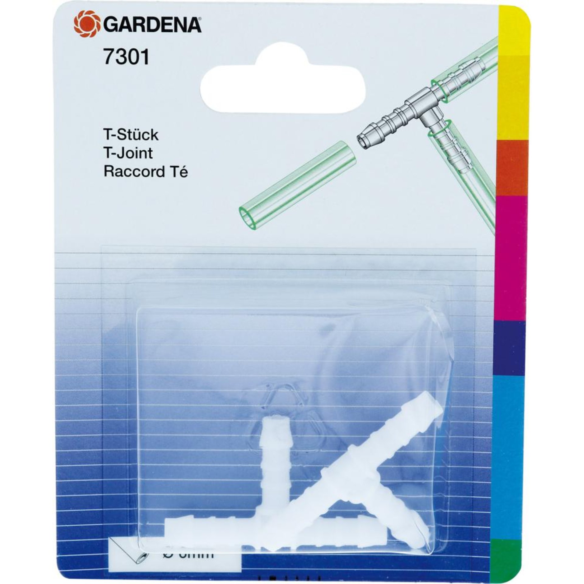 T-Stück für 6 mm-Schlauch2 Stück Gardena Gardena