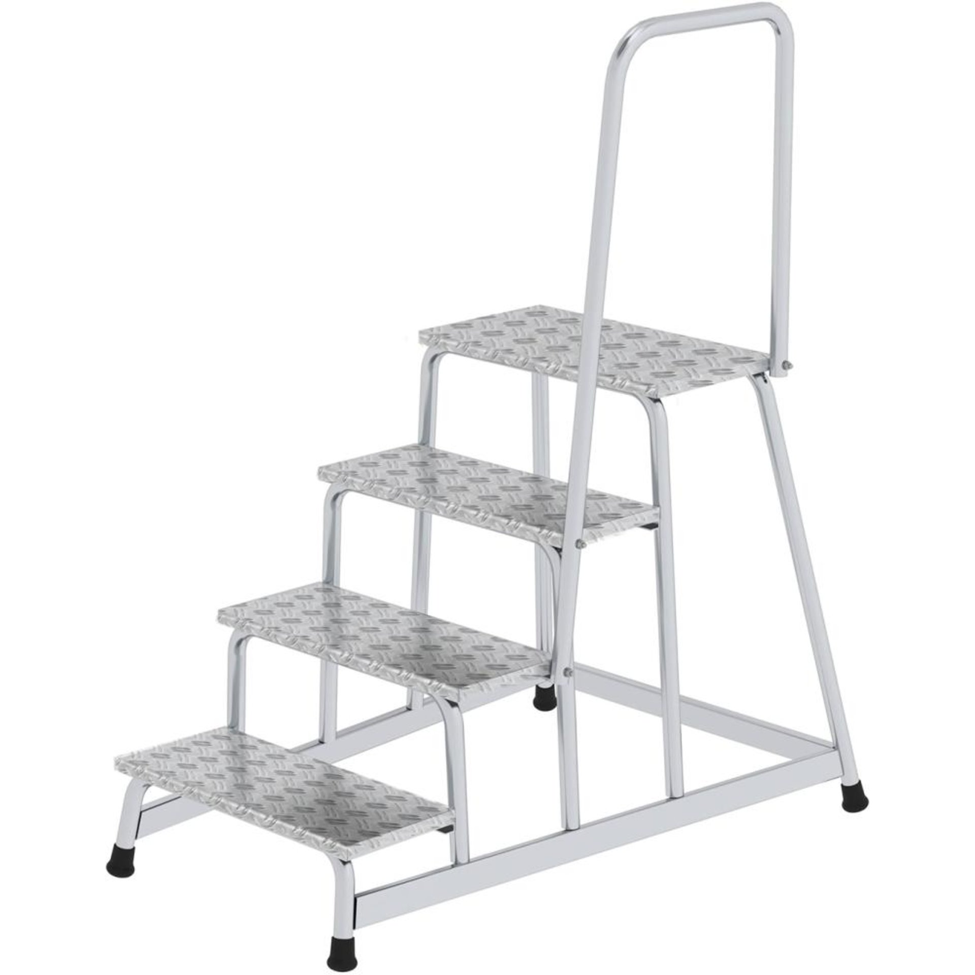 Alu-Arbeitspodest mit Handlauf, starr