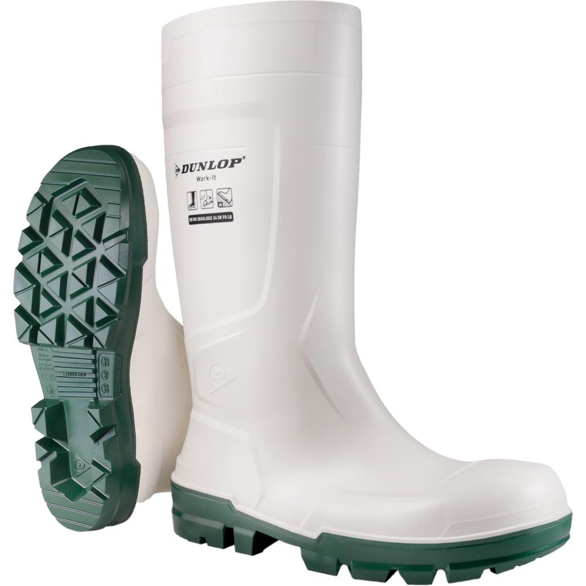 Stiefel WORK-IT WHITE PVC, SR LO LG S4 Gr.41 DUNLOP