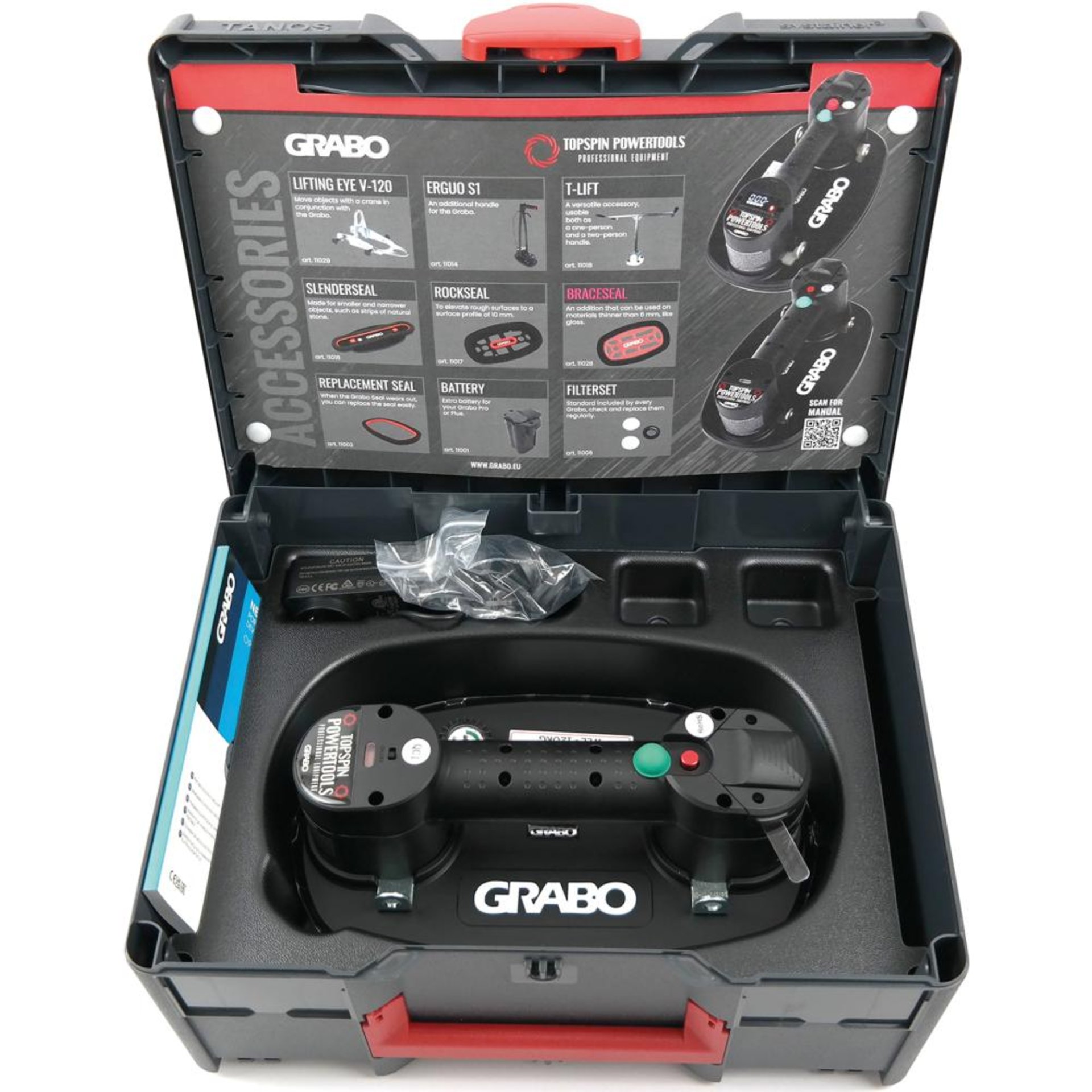 Akku-Saugheber Set Nemo Grabo Plus B297xT181xH121 mm im Tanos-Systainer