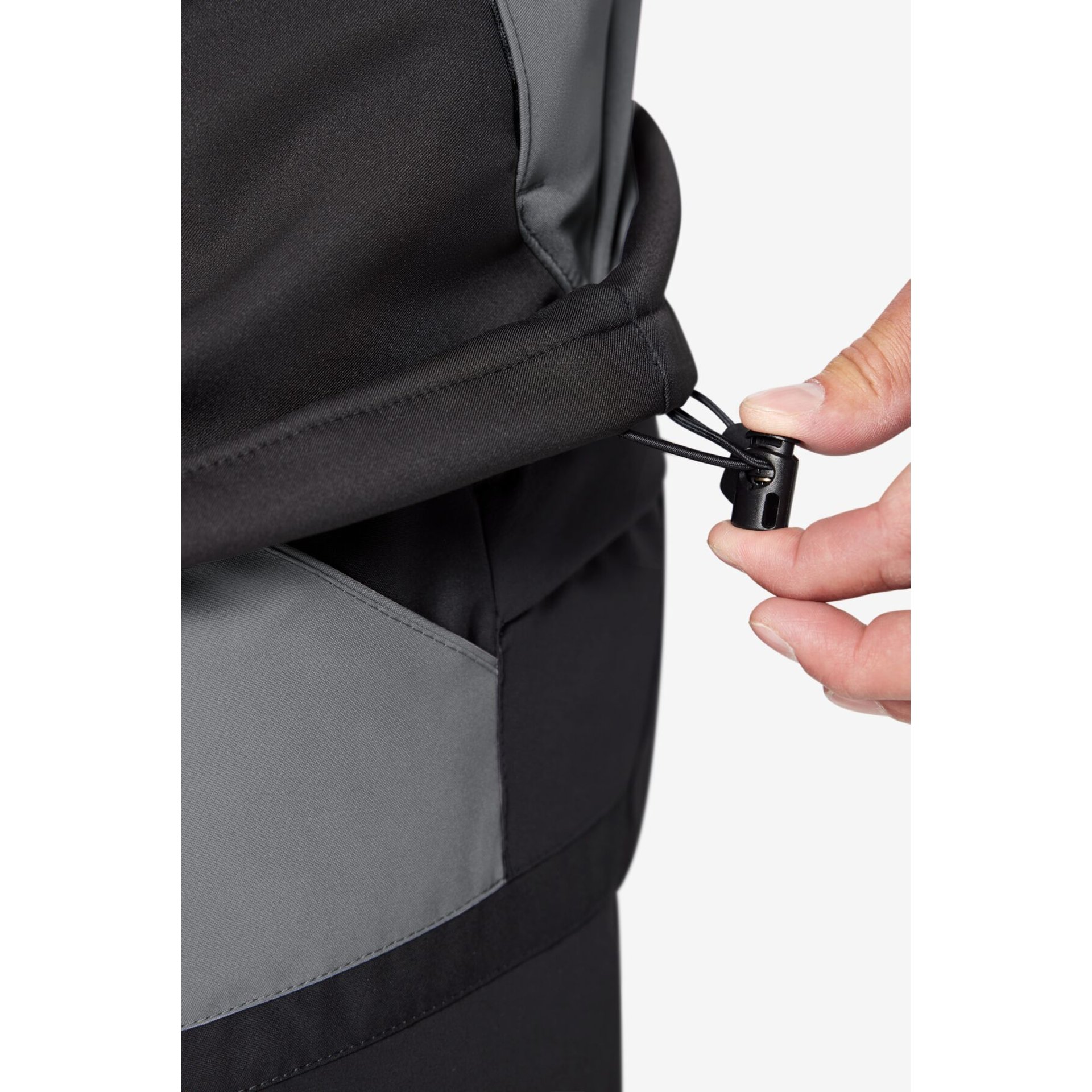 JUSTUS Softshell Weste grau-schwarz XS