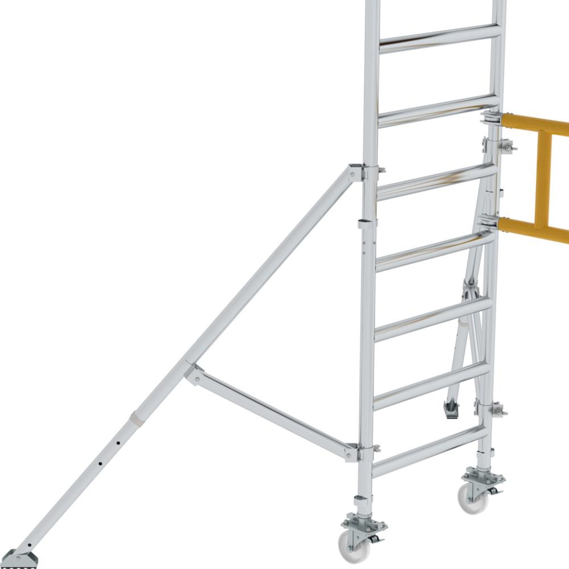 Ein-Personen-Gerüst Plattform B1200xT600 mm Plattformhöhe 1,10 m Arbeitshöhe bis 3,10 m