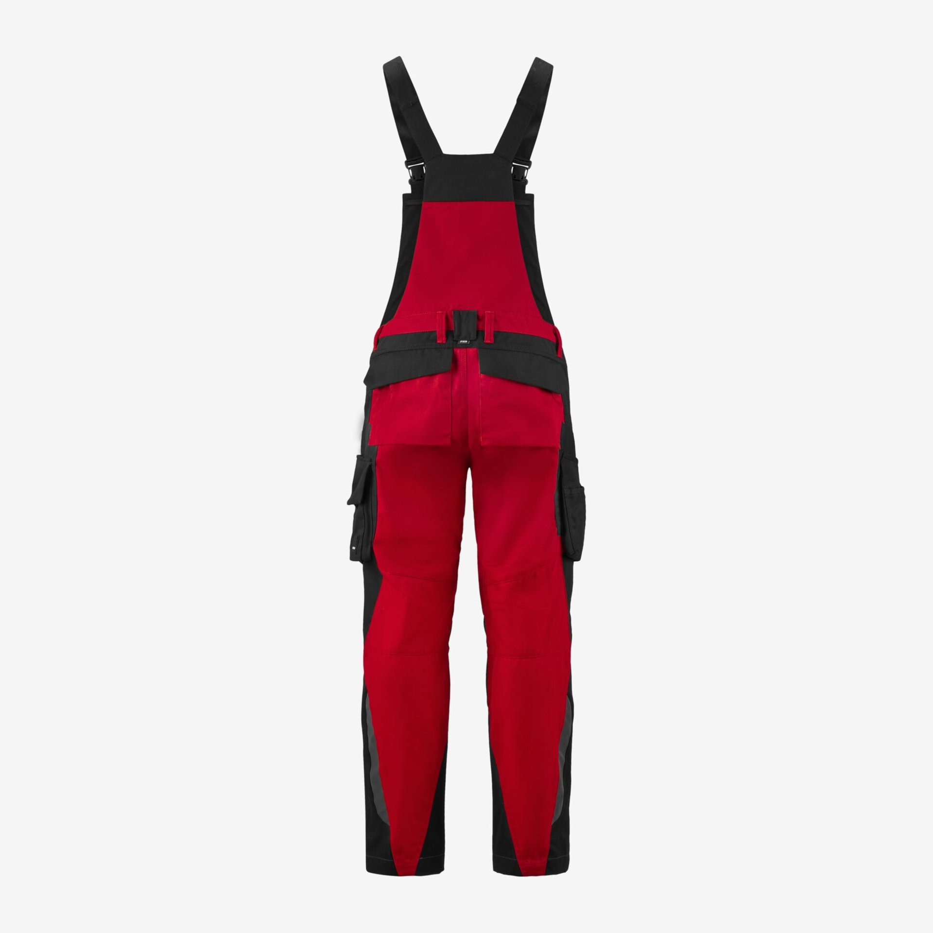 PASCAL Latzhose rot-schwarz 42
