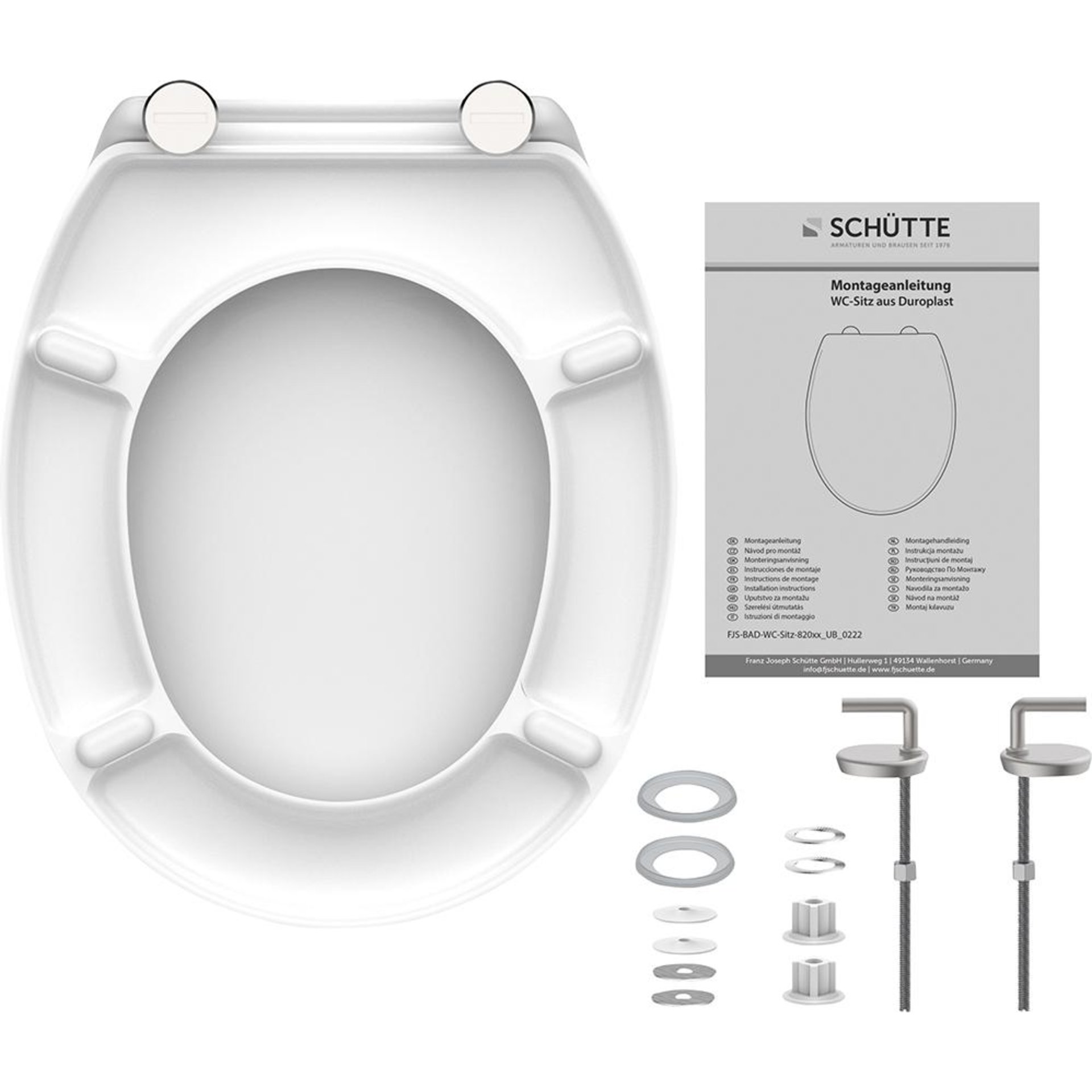 Duroplast WC-Sitz Weiß