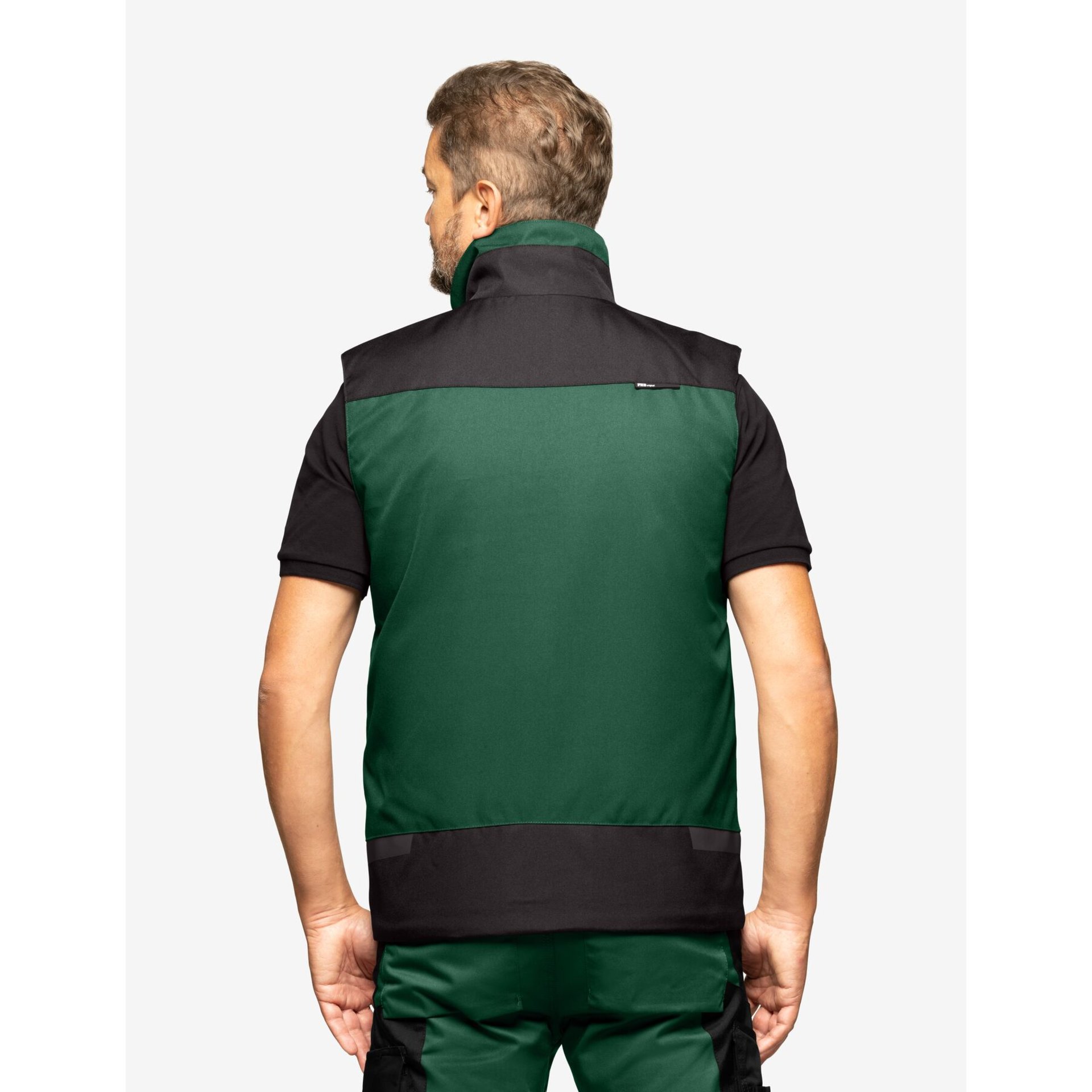 HAUKE Arbeitsweste grün-schwarz 2XL