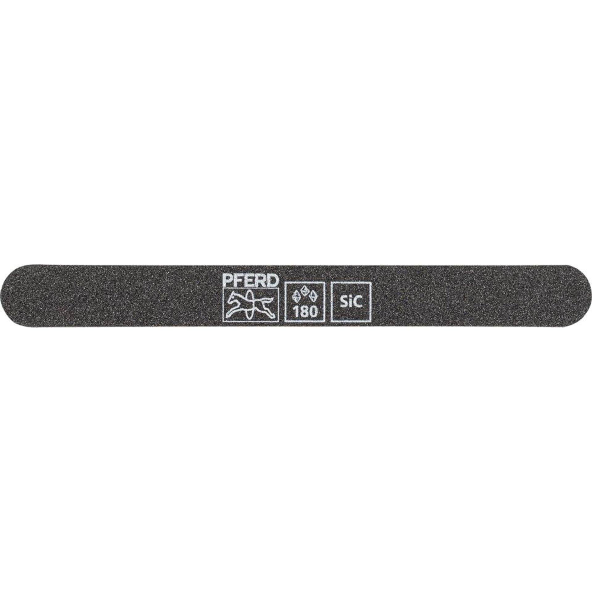 Schleiffeile SF-R147-15-5flexibel, 147x15x5mm, SiCK 180, runde Enden, Pferd