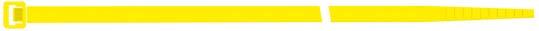Sapi Kabelbinder Nylon gelb 280x4,5mm a100Stück Selco Sapi Kabelbinder Nylon gelb 280x4,5mm a100Stück Selco