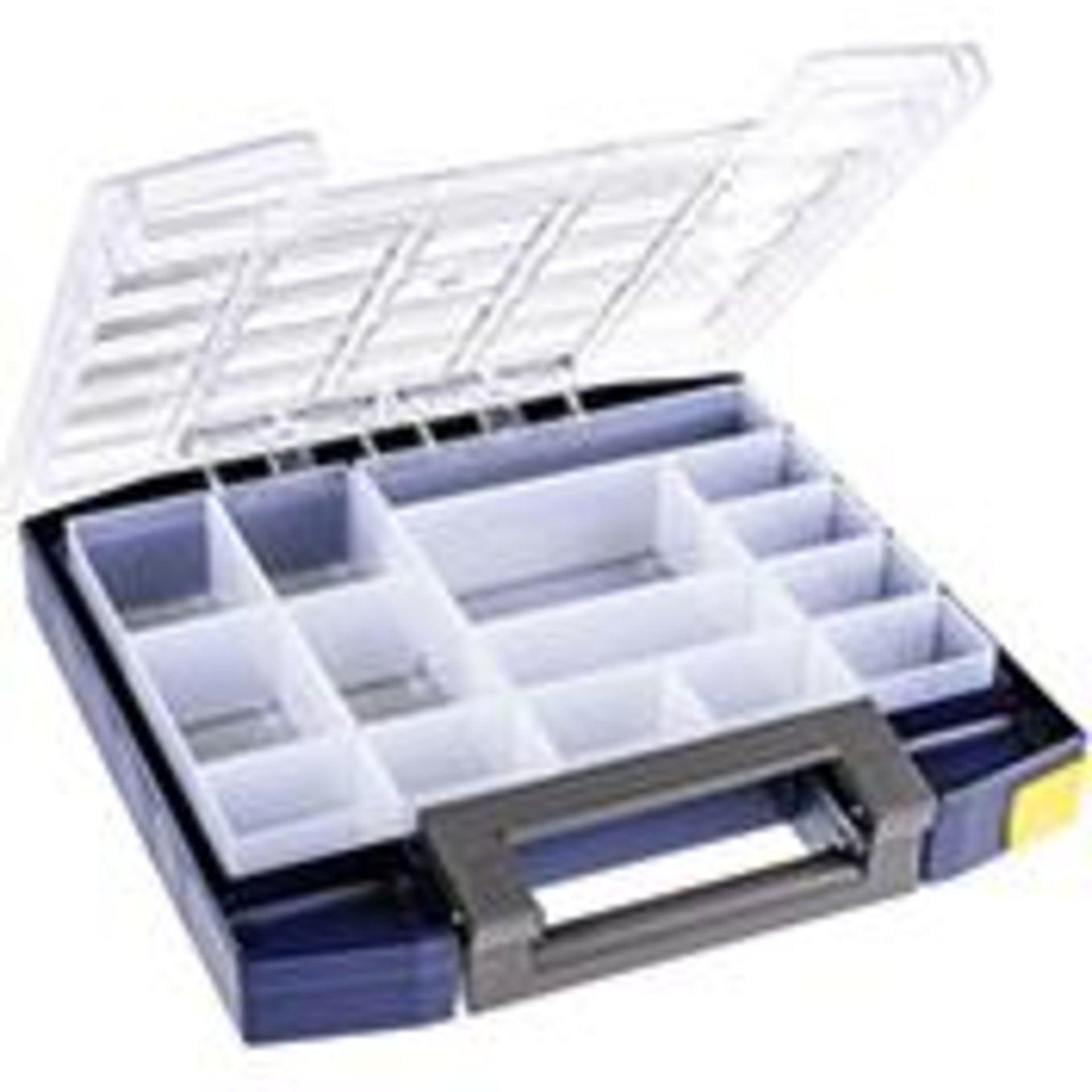 Sortimentskoffer Polycarbonat boxxser 55 5x5-15 blau raaco